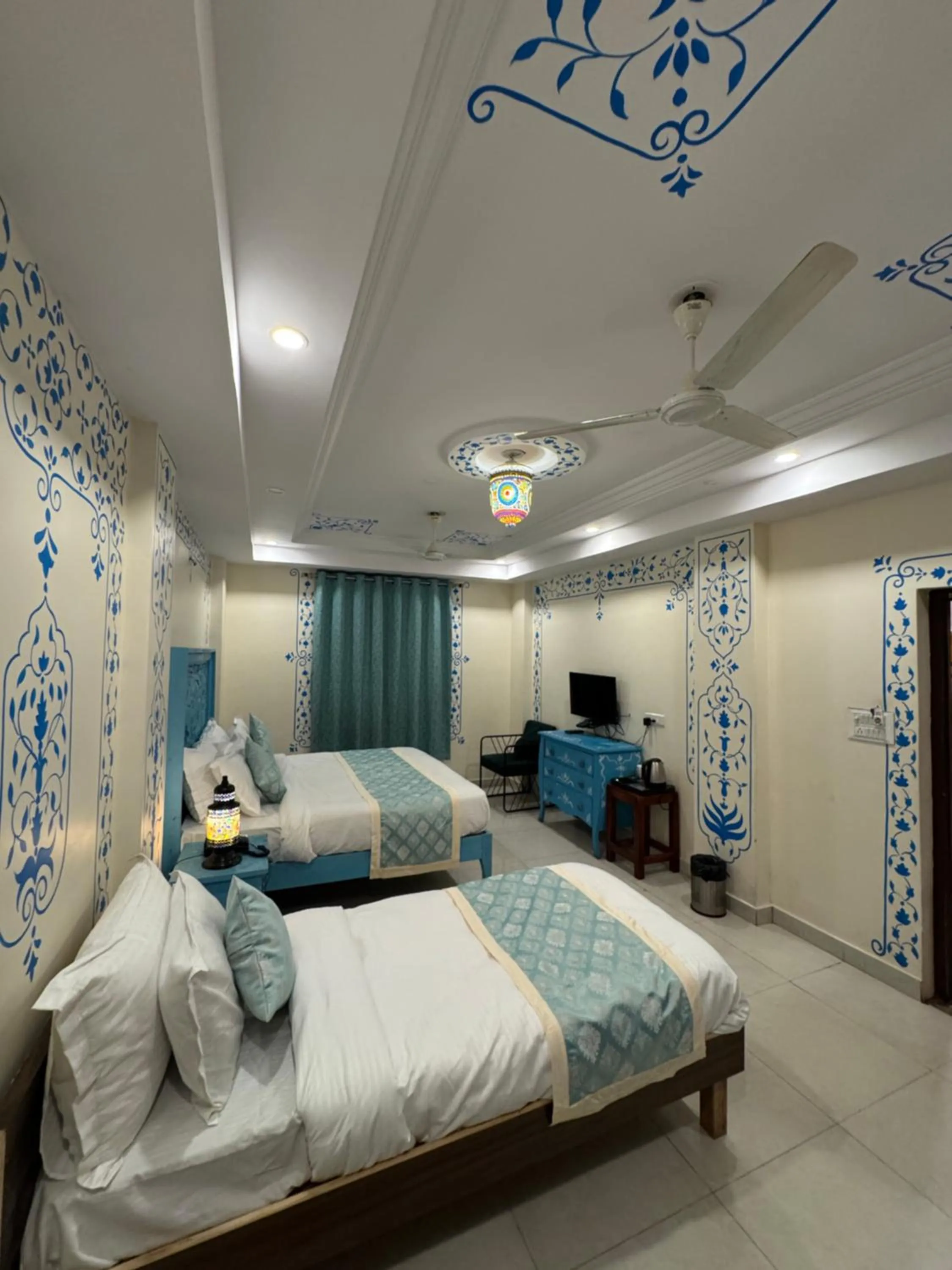 Bed in Raj Residency