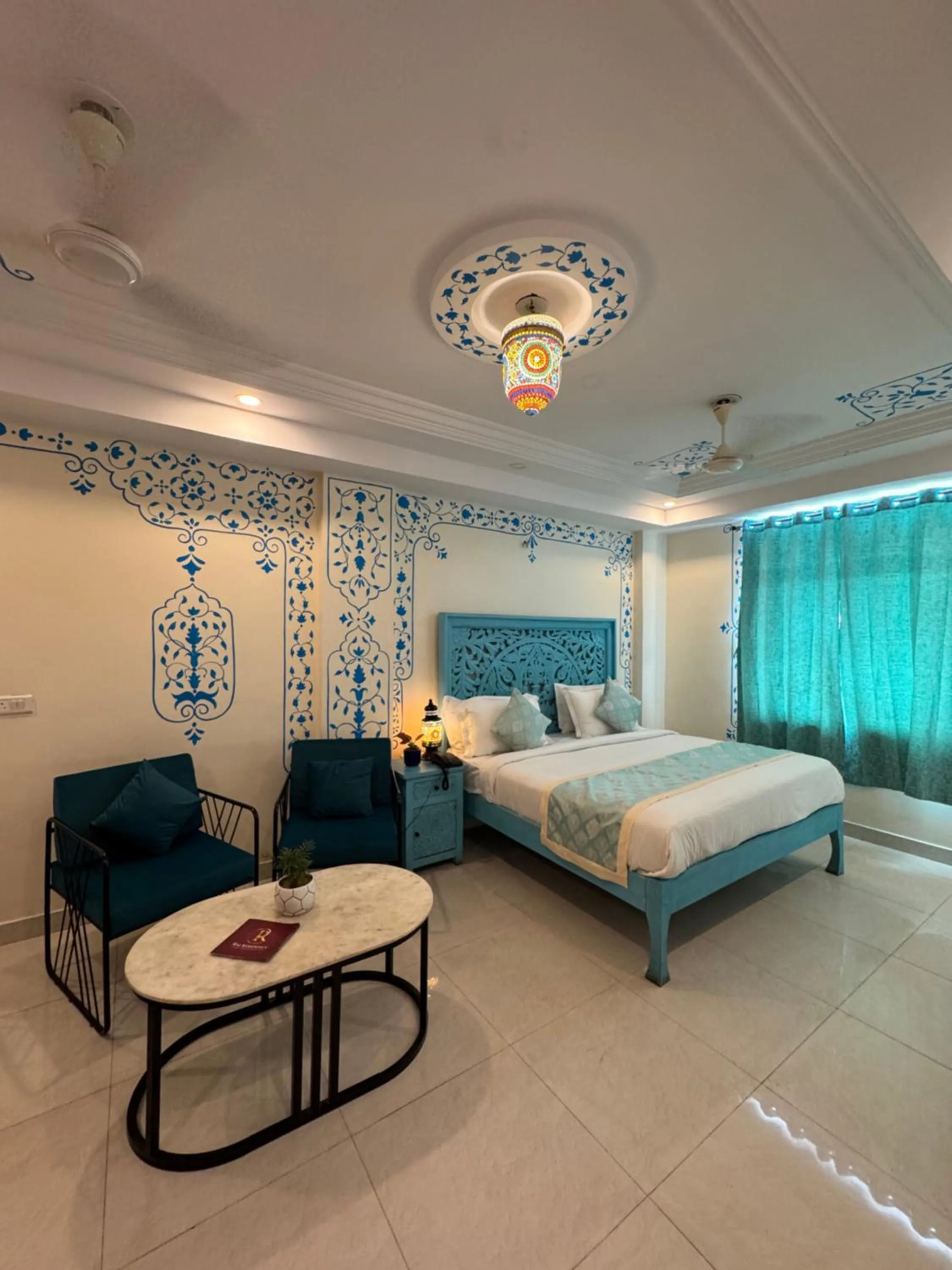 Bed in Raj Residency