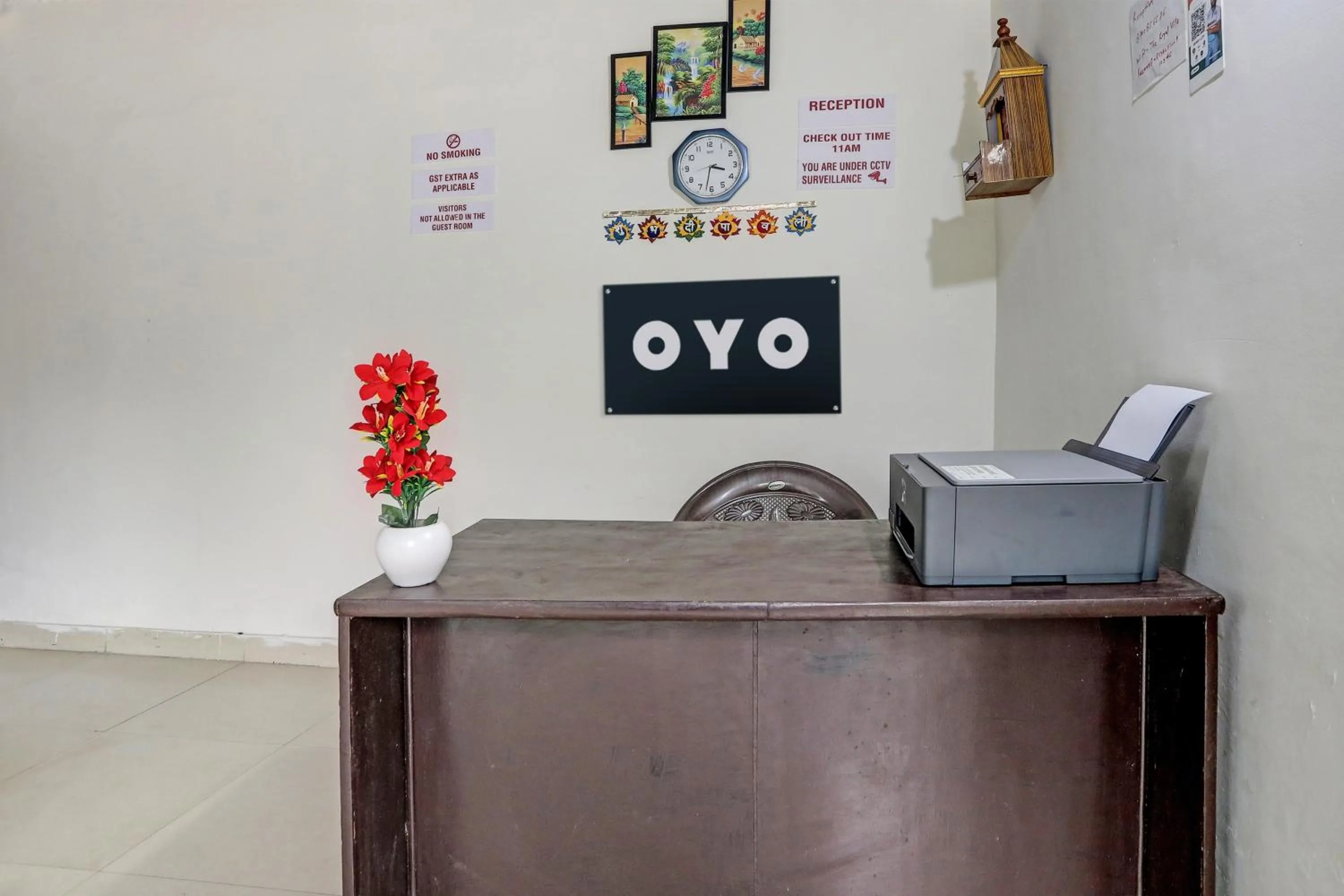 Lobby or reception in Hotel O by OYO the royal villa