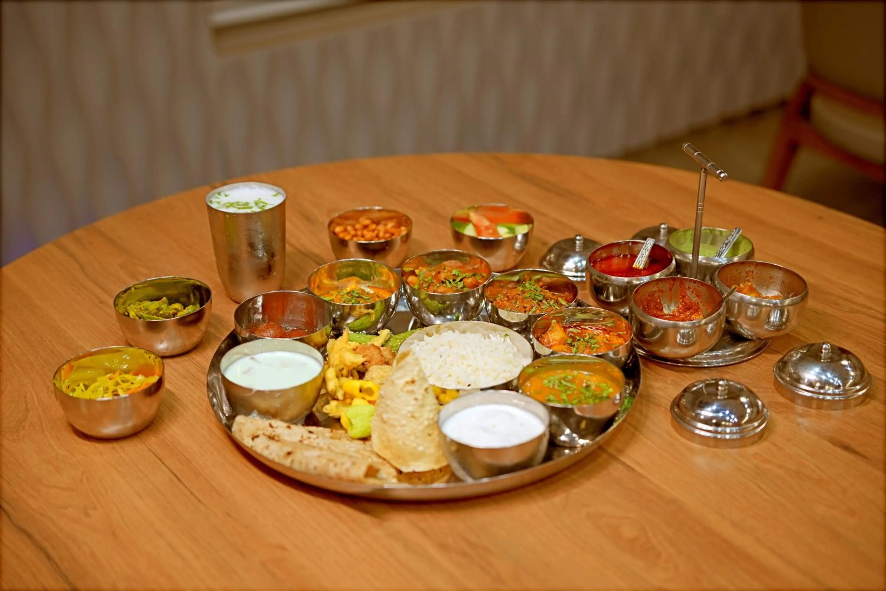 Restaurant/places to eat in The Sky Imperial Hotel Kailash