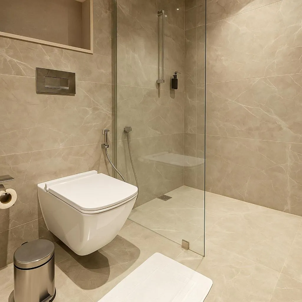 Toilet in The Sky Imperial Hotel Kailash