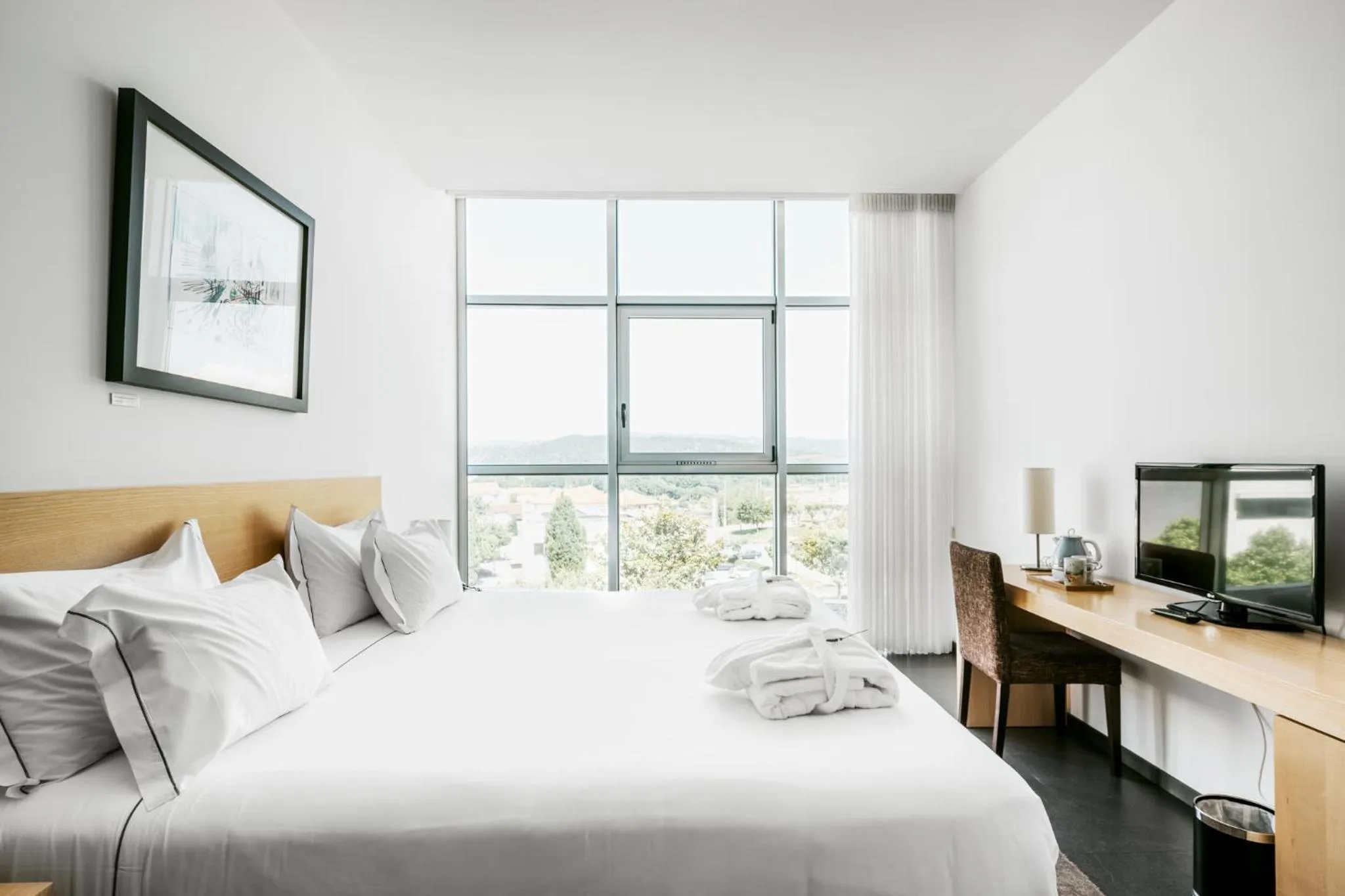 Bed in Boticas Hotel Art & SPA