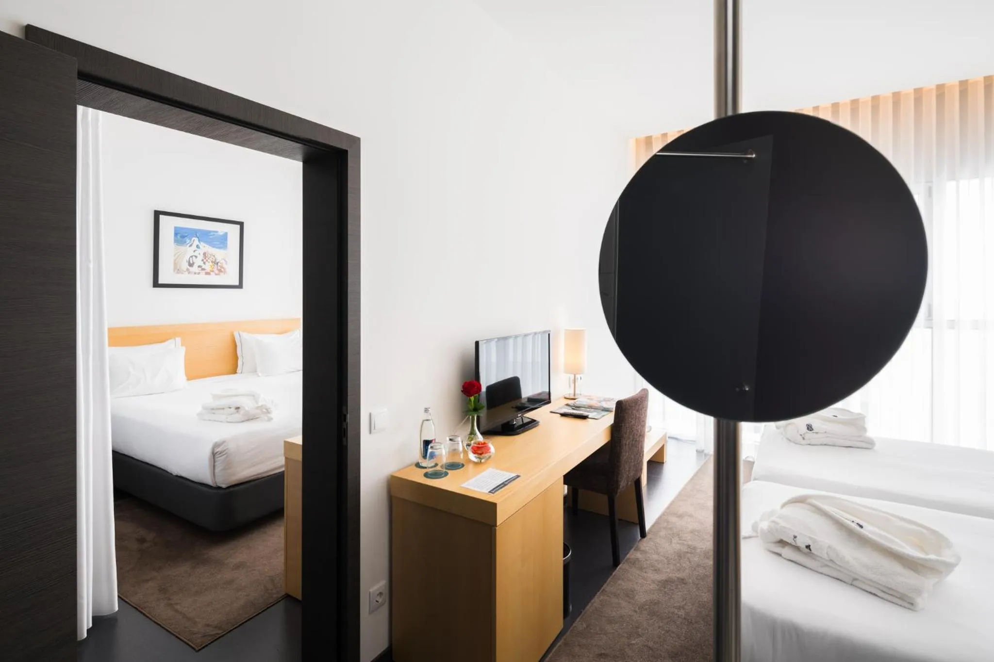 Bed in Boticas Hotel Art & SPA