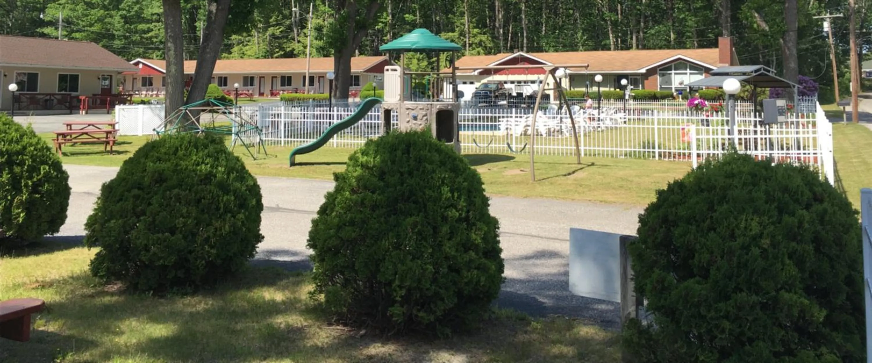 Children play ground in Marcotte Motor Court