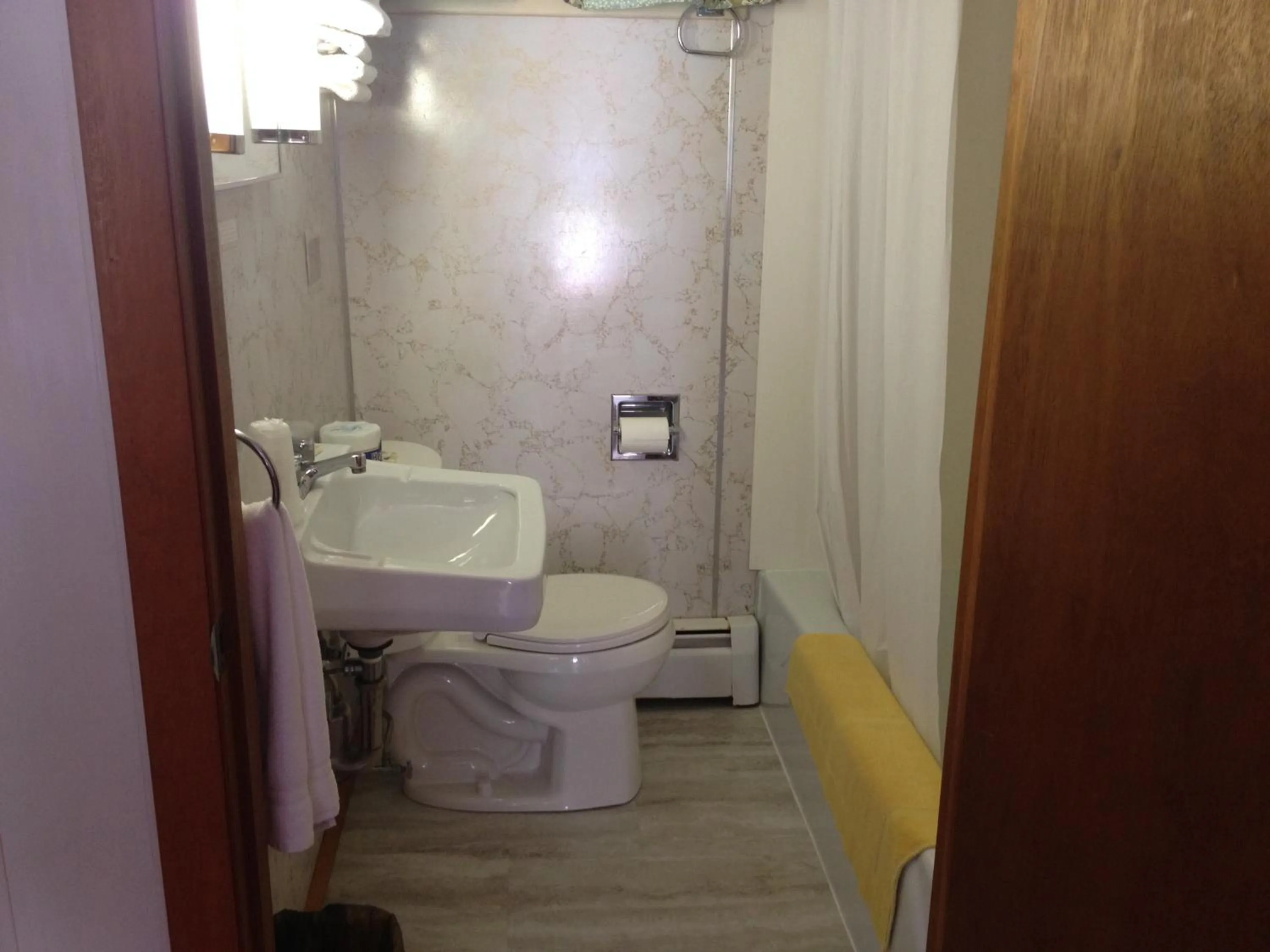 Bathroom in Marcotte Motor Court