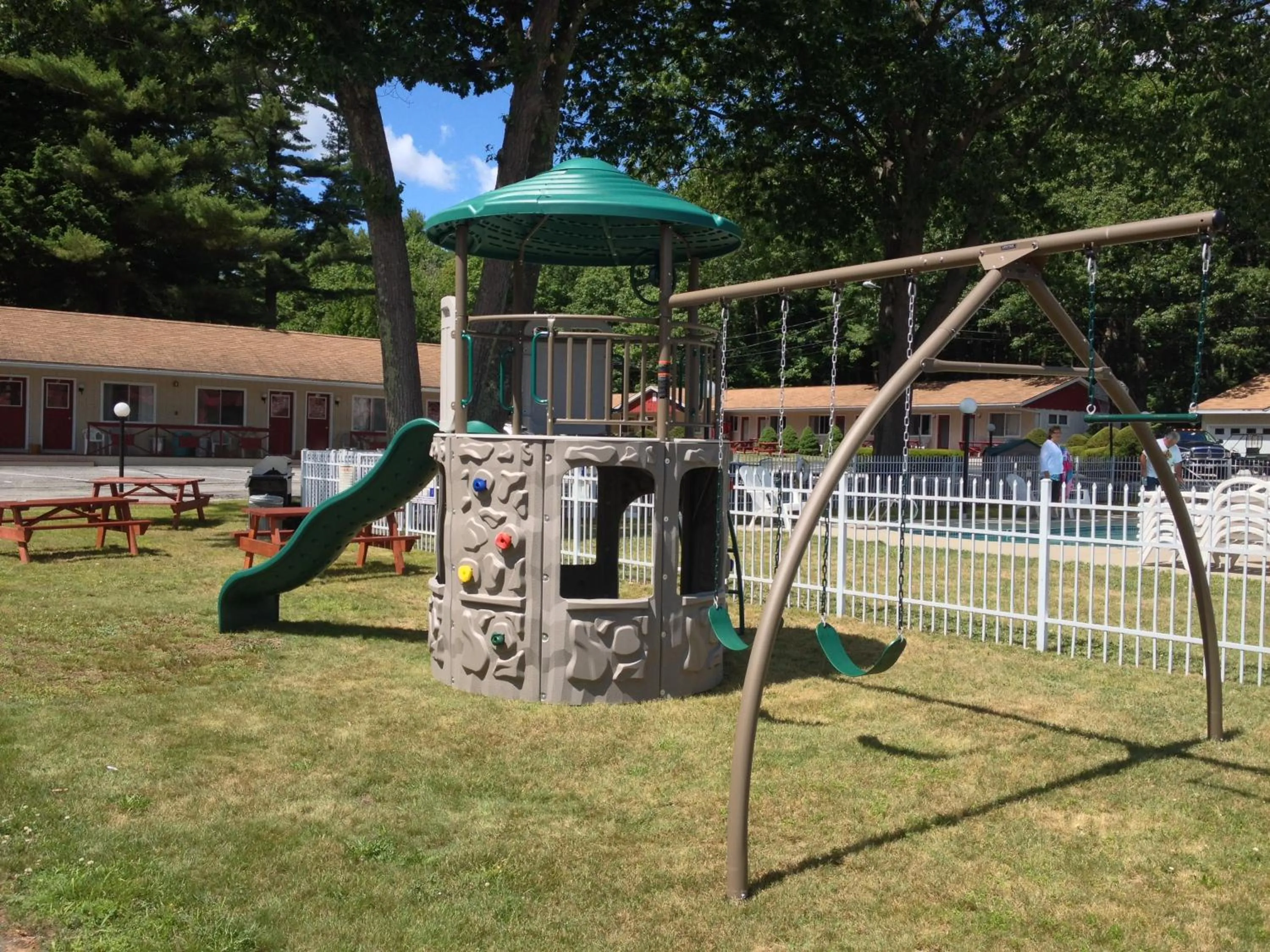 Children play ground in Marcotte Motor Court