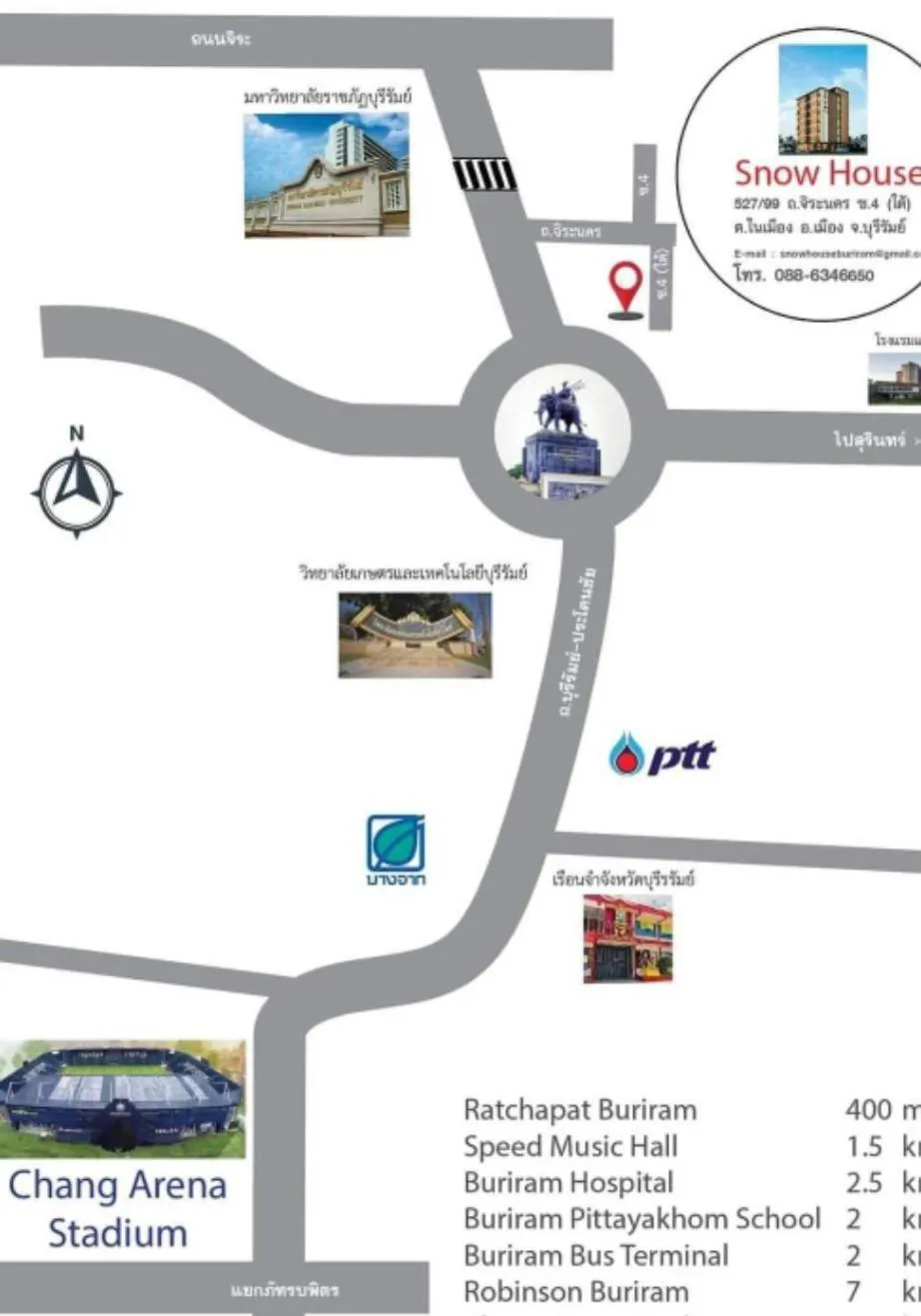 Floor plan in SNOW HOUSE Buriram