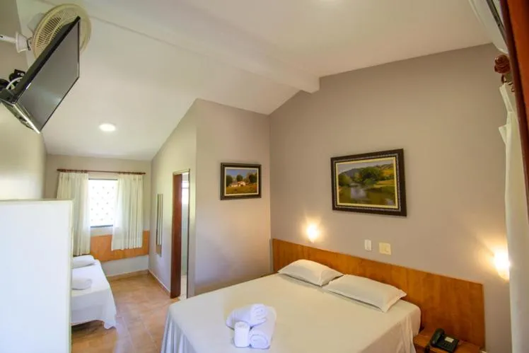 Bed in Hotel Fazenda M1