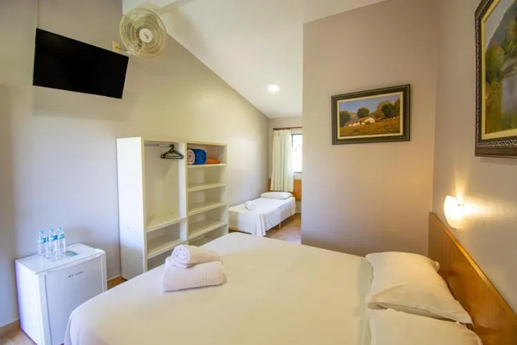 Bed in Hotel Fazenda M1