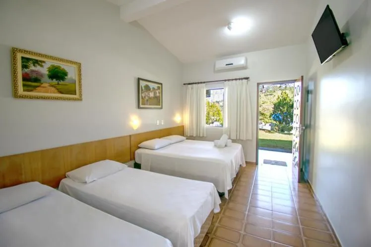 Bed in Hotel Fazenda M1
