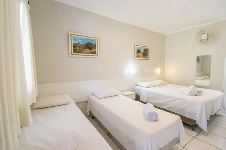 Bed in Hotel Fazenda M1