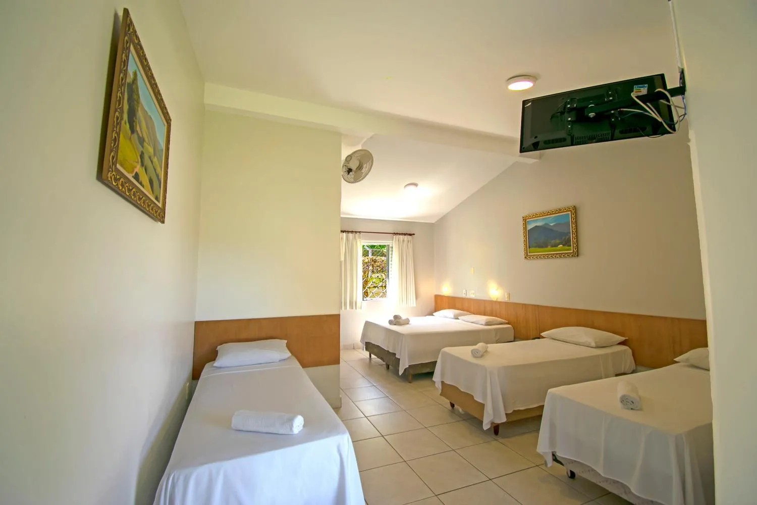 Bed in Hotel Fazenda M1