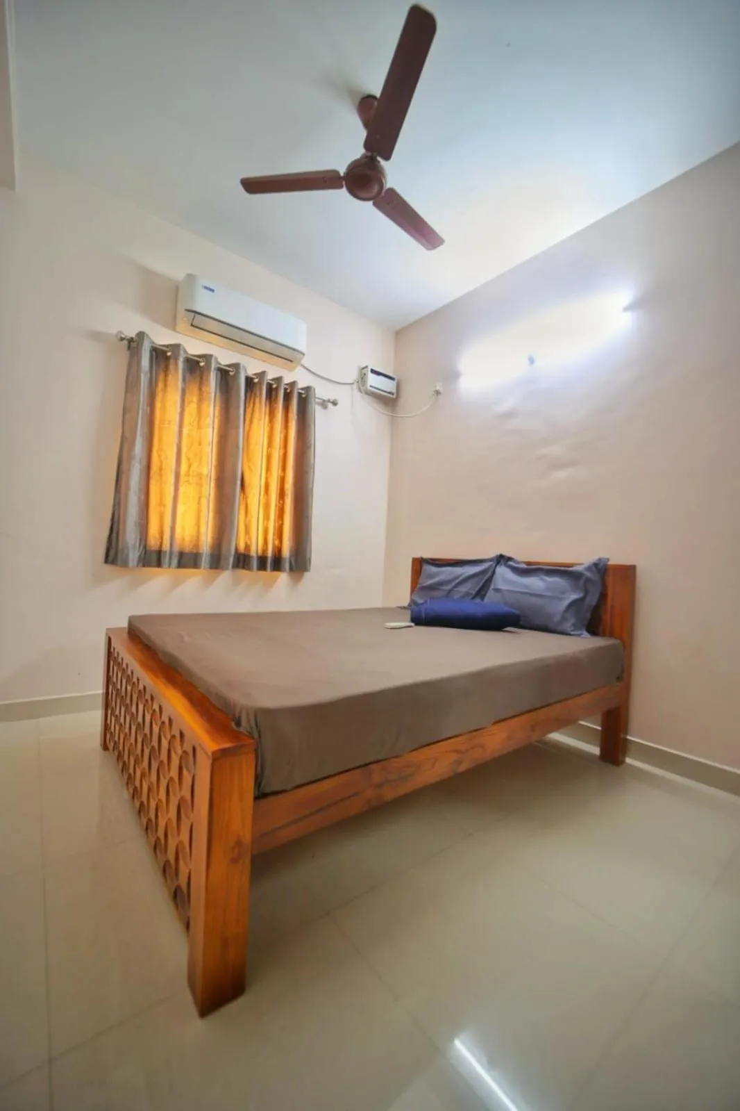 Bedroom, Bed in CM Stays Service Apartment - Near Chennai Airport - Pallavaram