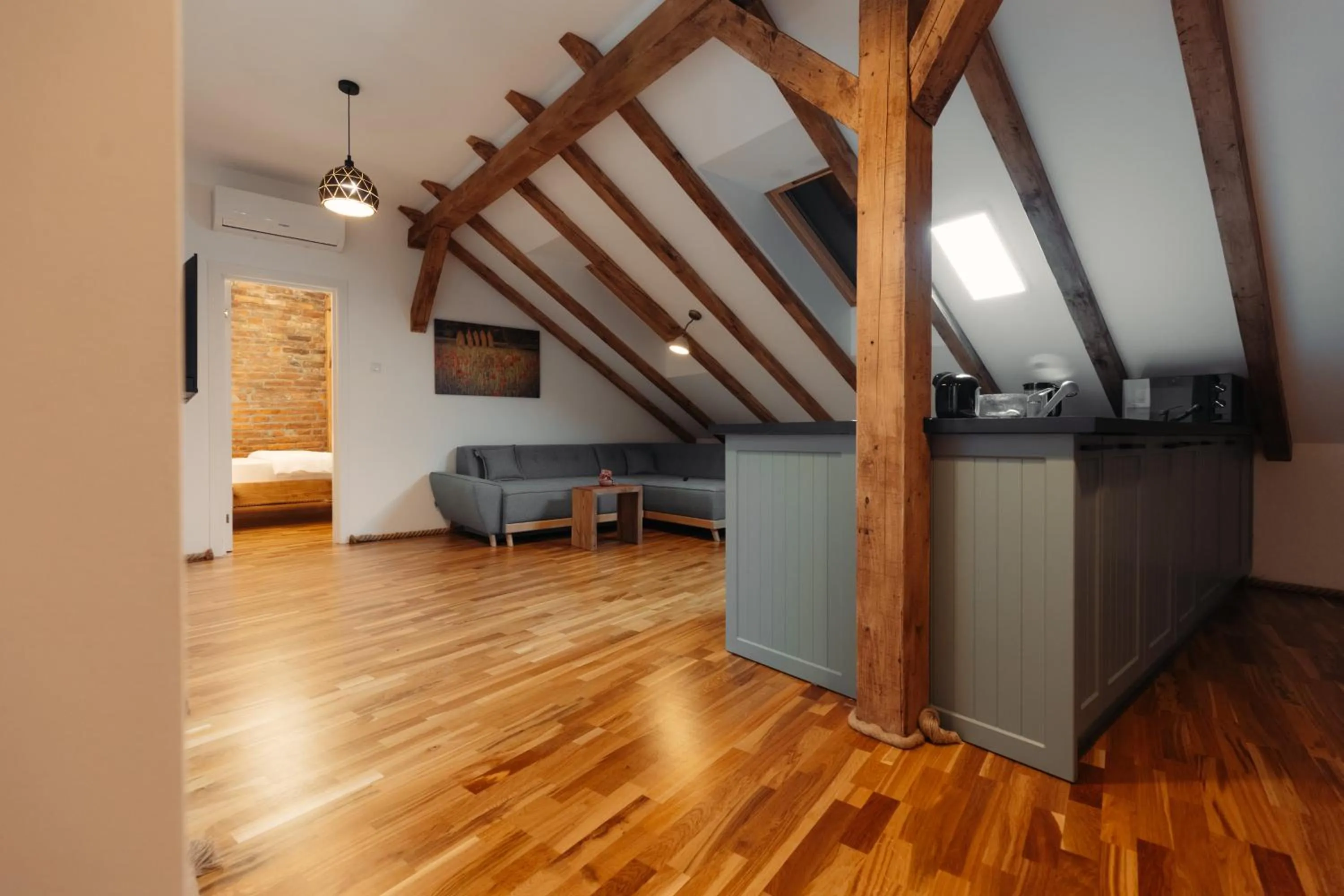 Kitchen or kitchenette, Bed in Casa 1901