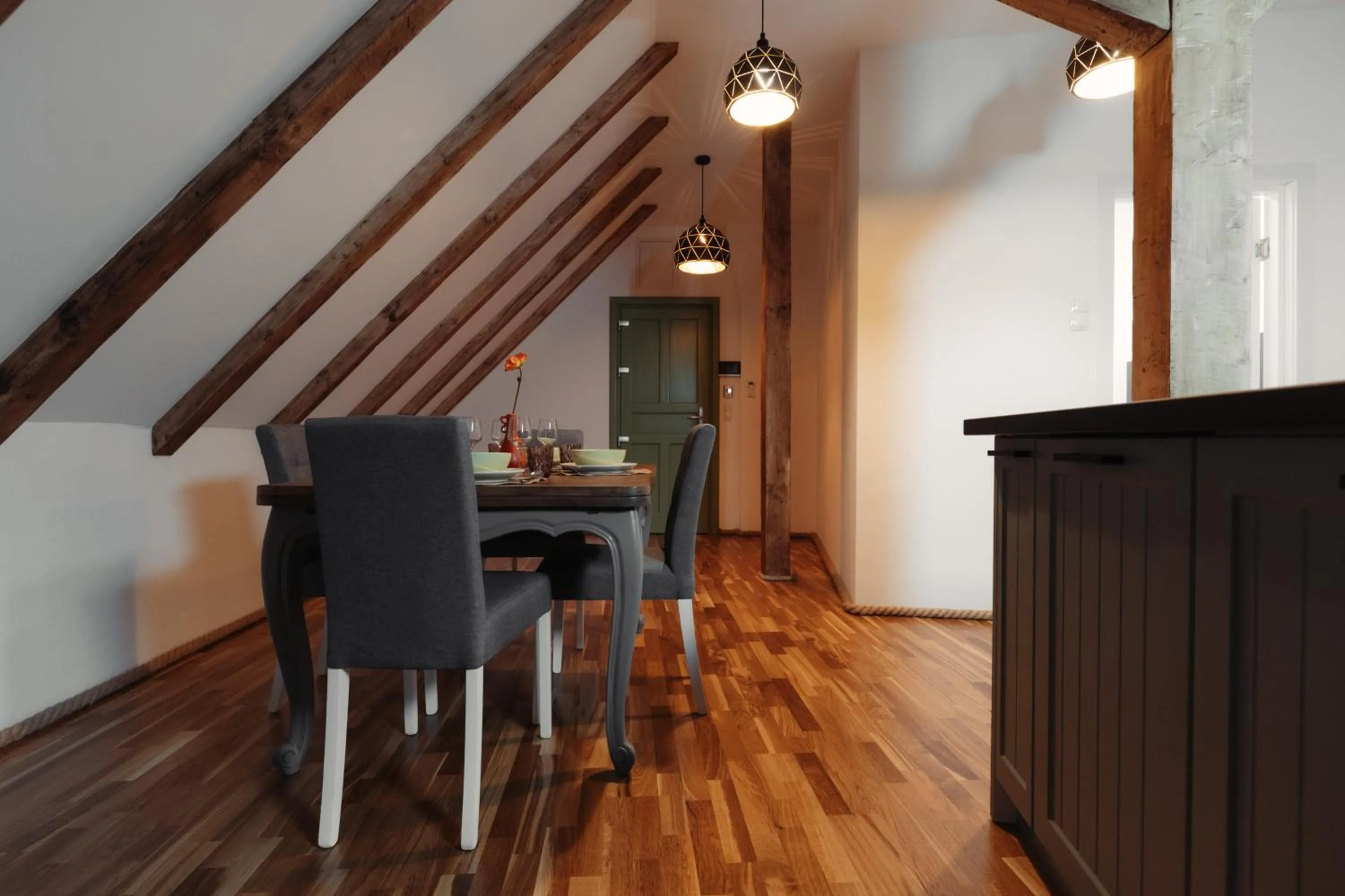 Dining area in Casa 1901