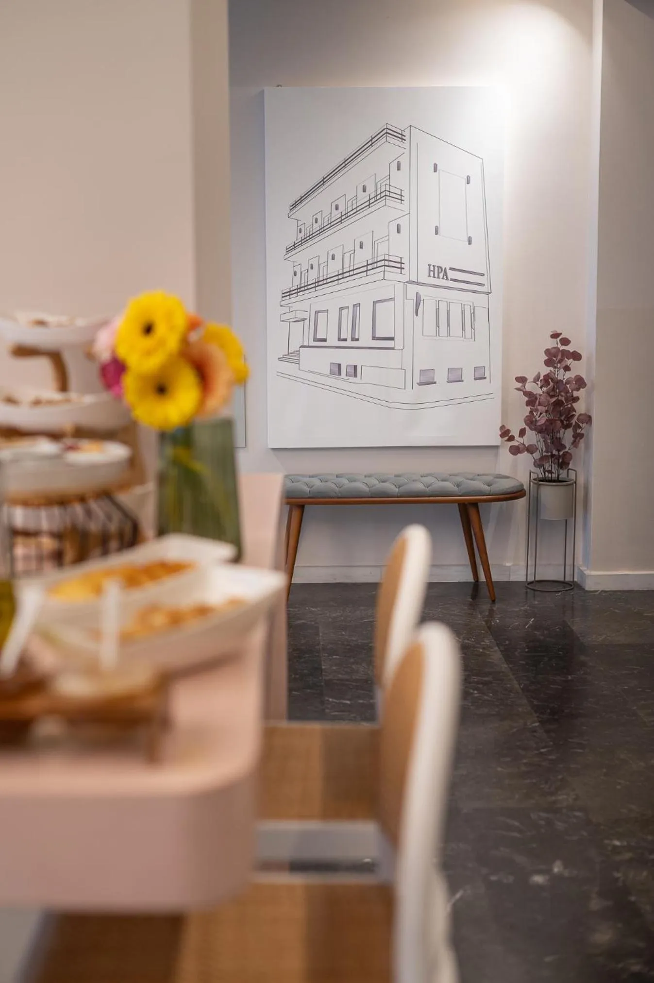 Decorative detail in IRA - ΗΡΑ Hotel