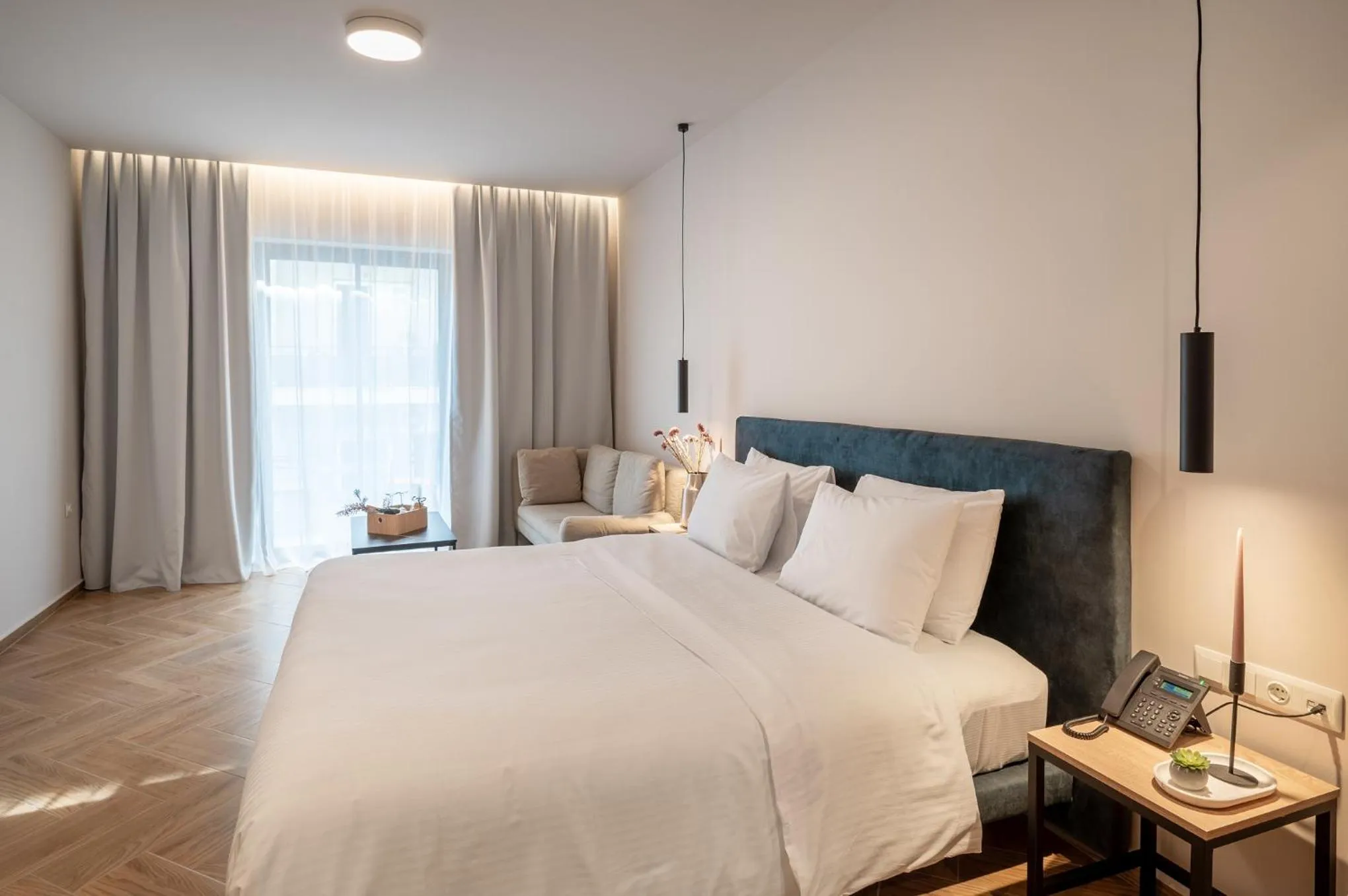 Bedroom, Bed in IRA - ΗΡΑ Hotel