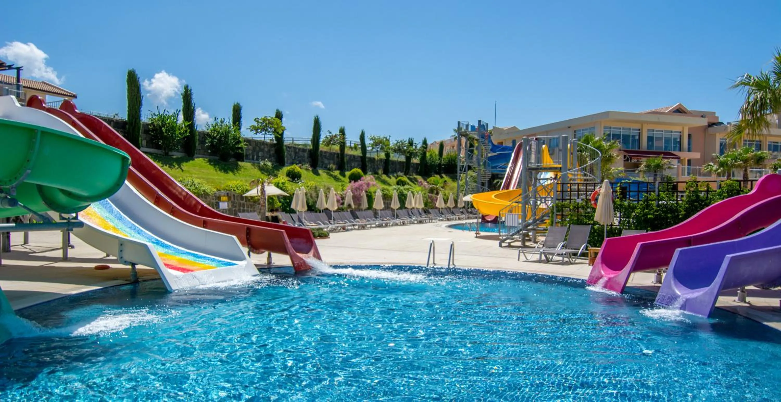 Swimming pool, Water Park in Wyndham Residences, Kusadasi Golf & Spa