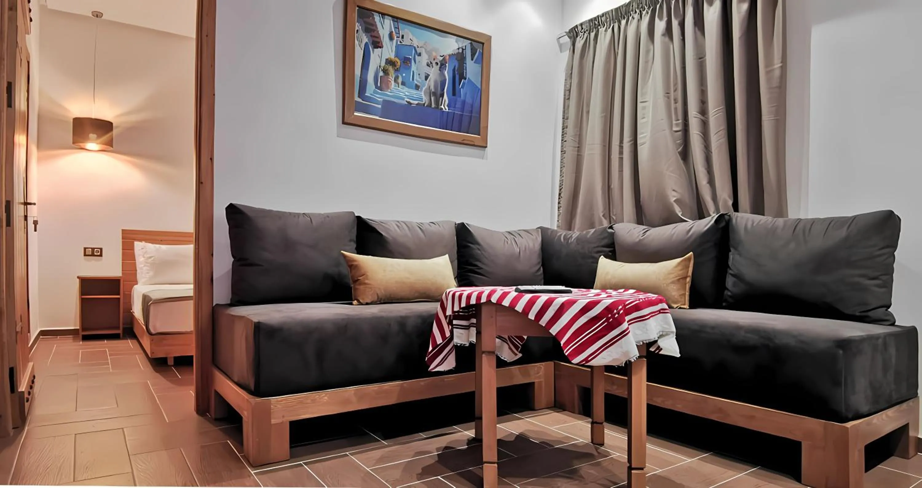 Living room in Aparthotel Dar Nowara Chaouen