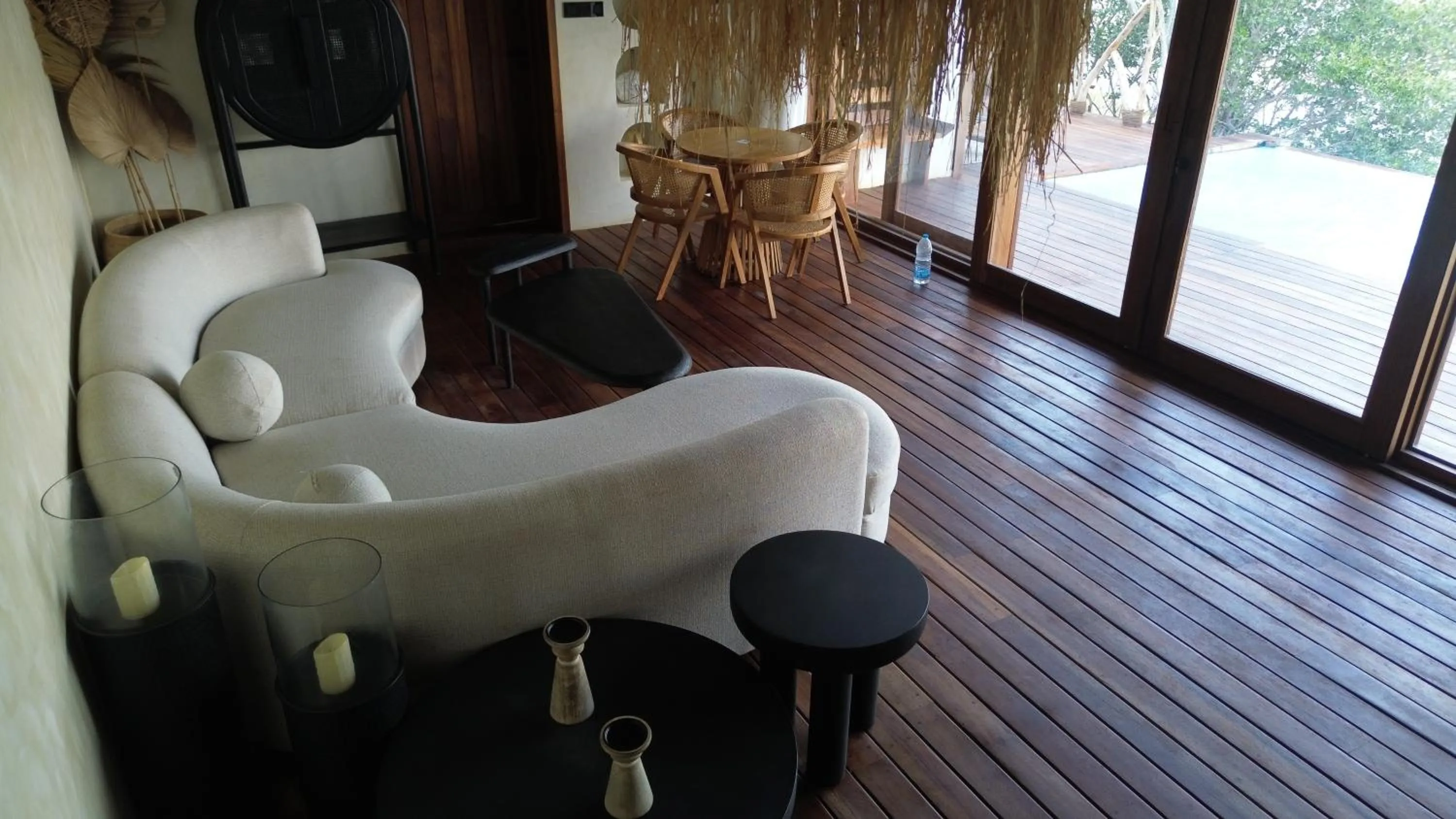 Living room in Casa Mikoko Resort