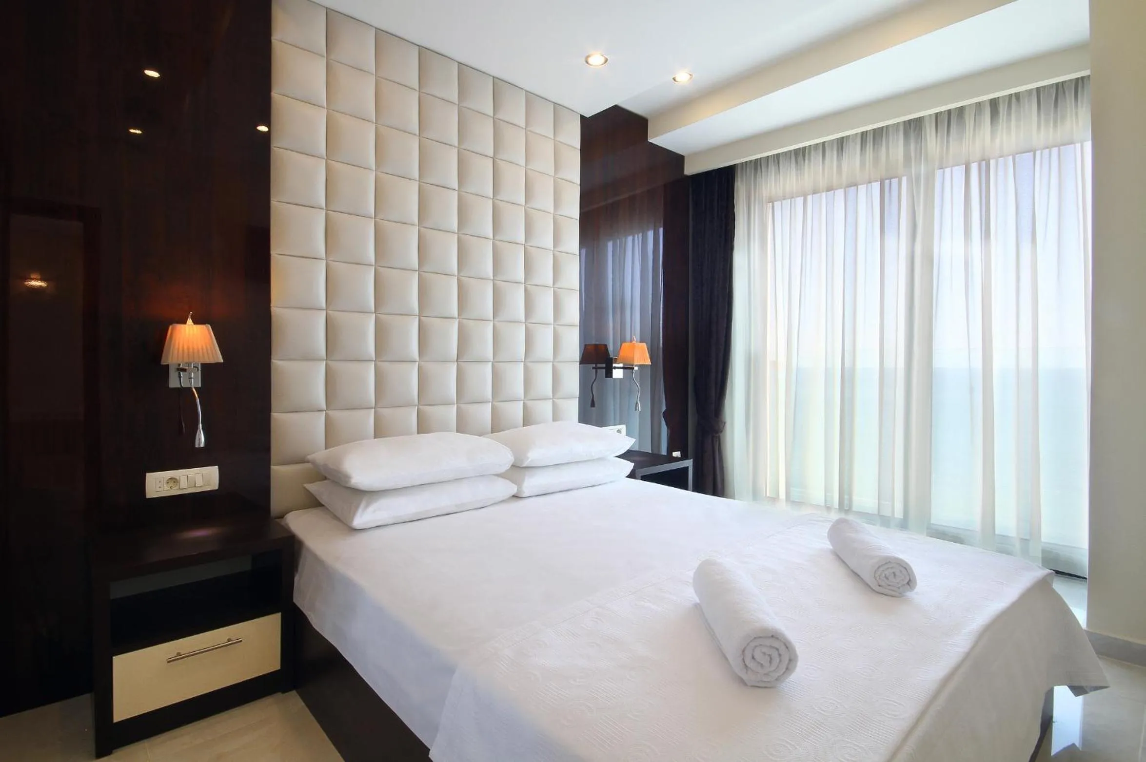 Bedroom, Bed in Shine residence