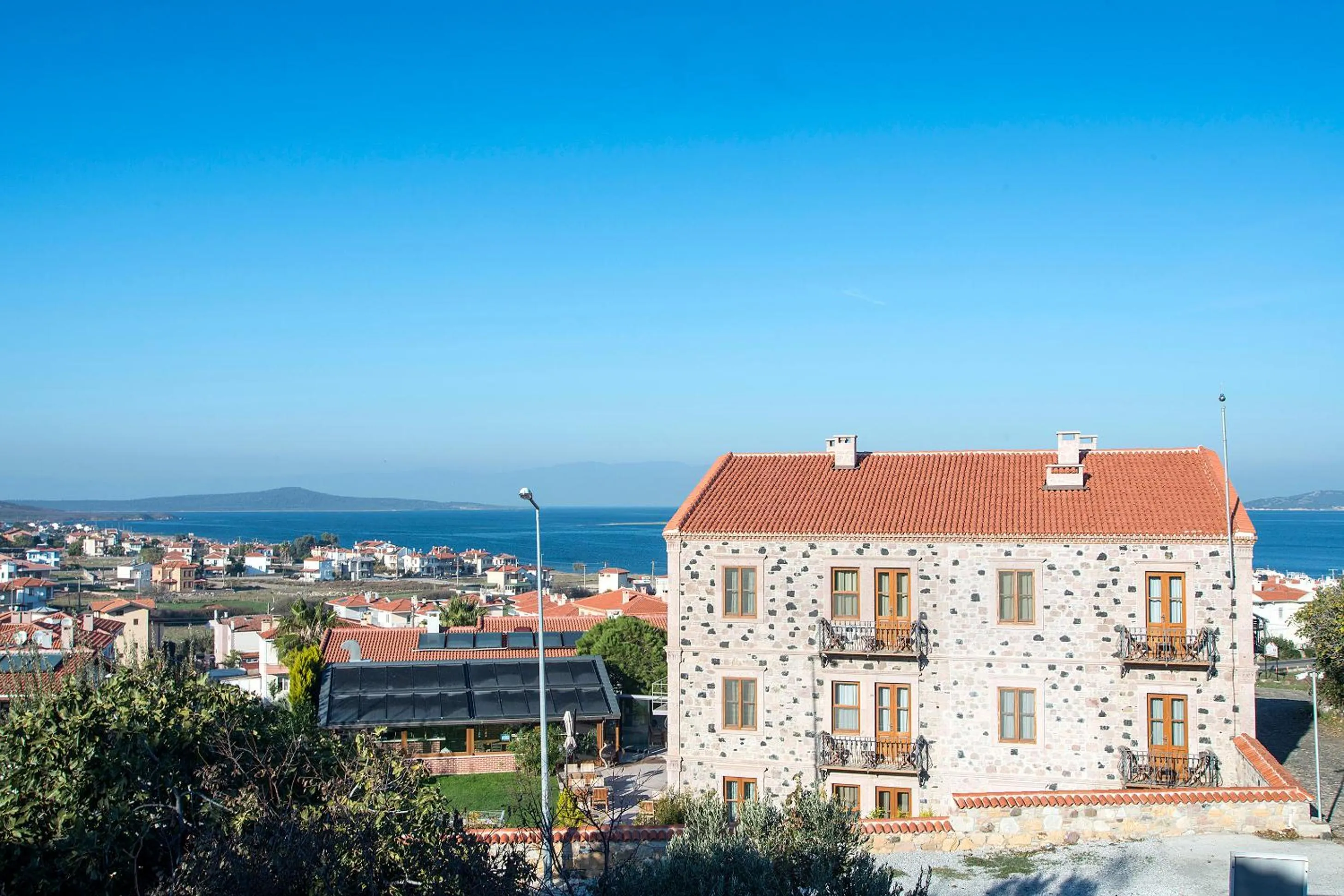 City view in Cunda Labris Hotel