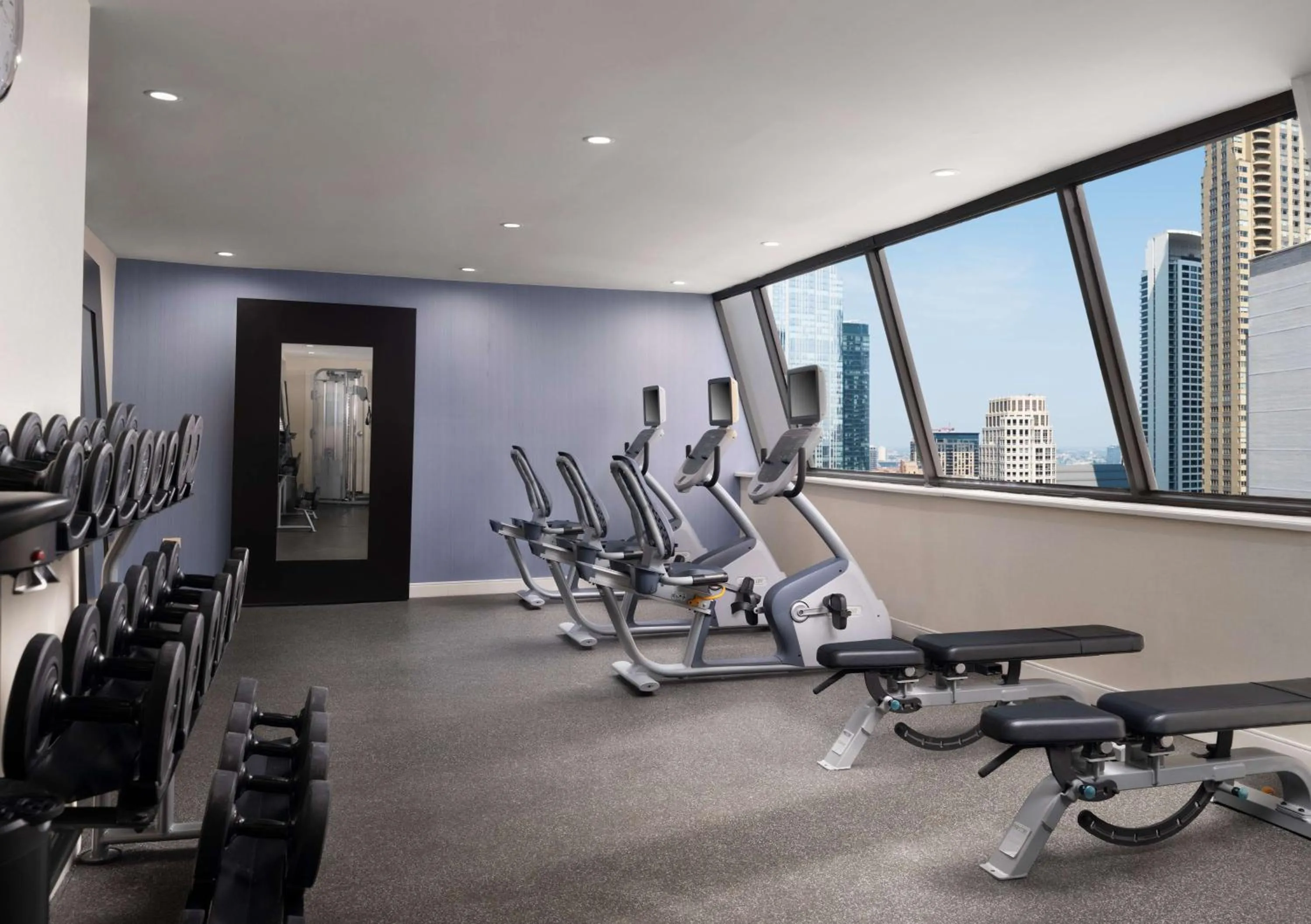 Fitness centre/facilities in Hampton Inn Chicago Downtown/Magnificent Mile