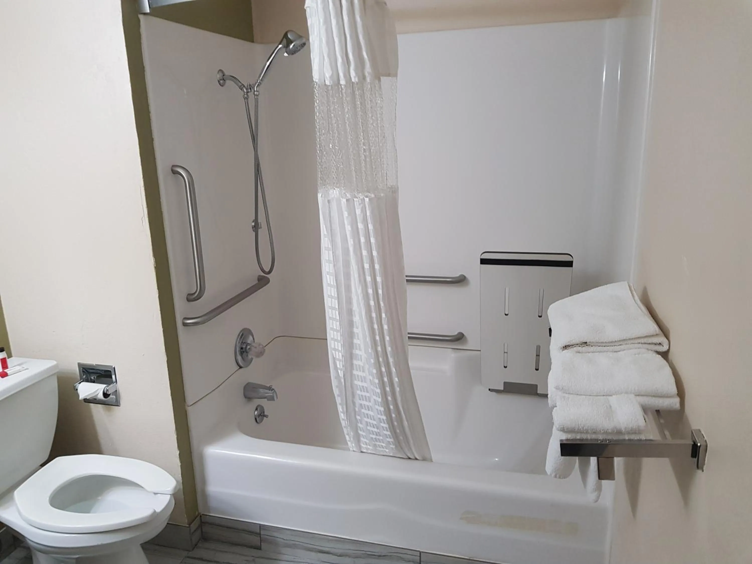 Bathroom in Super 8 by Wyndham Shelton