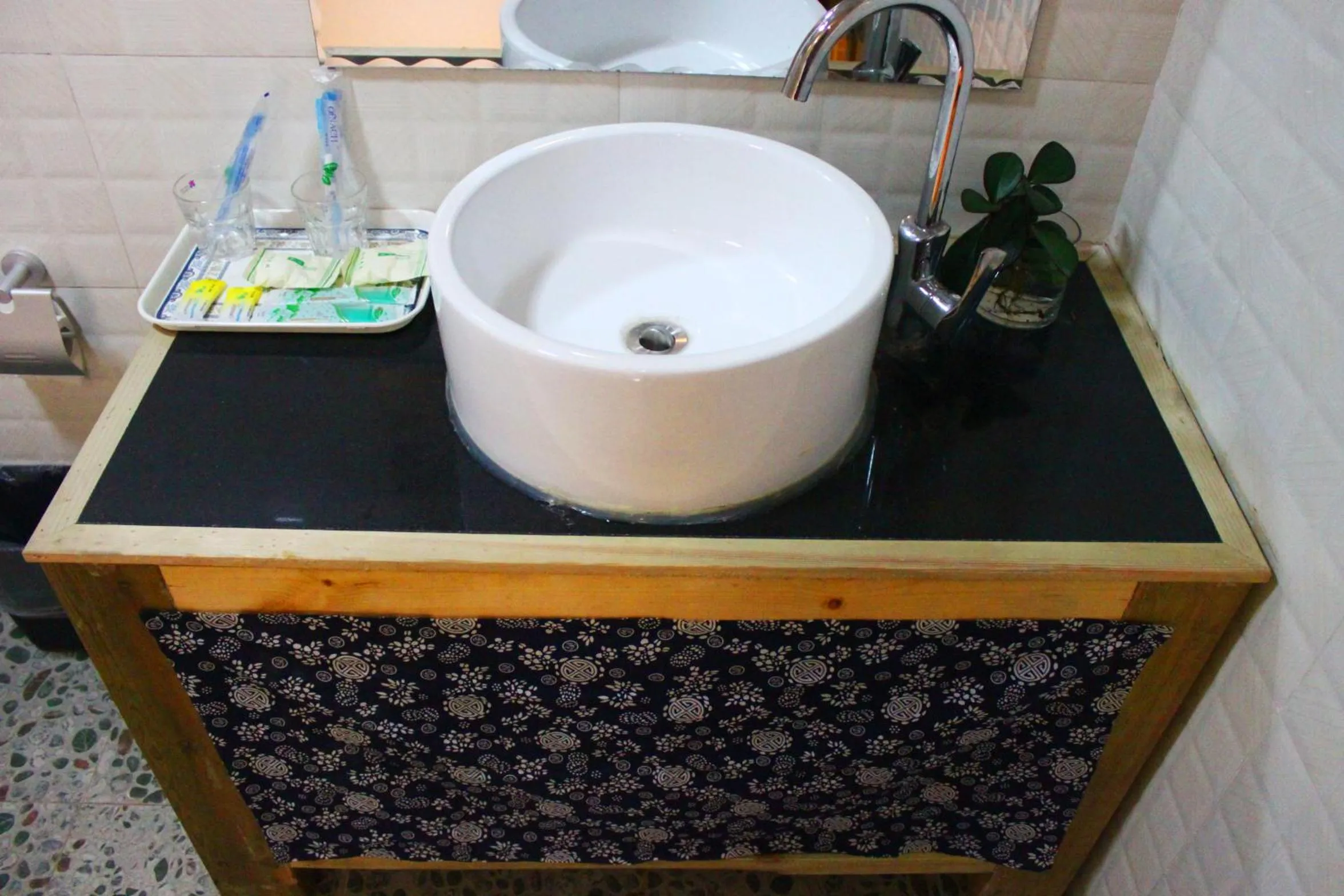 Bathroom in Jinan Mountain and Sea Culture Hotel
