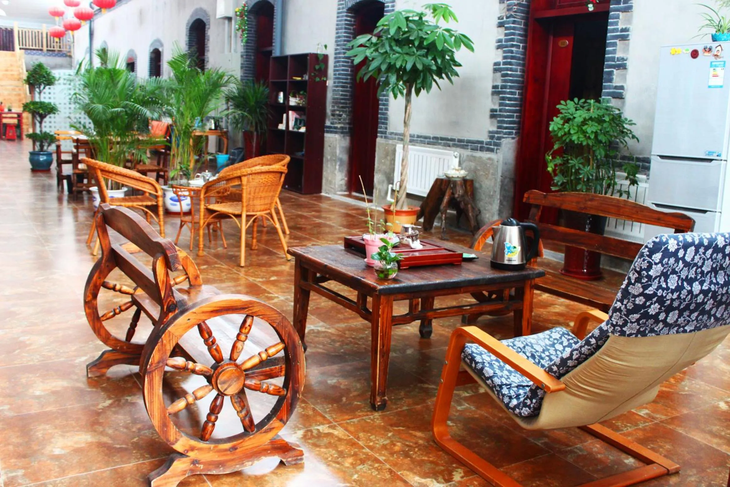 Lounge or bar in Jinan Mountain and Sea Culture Hotel