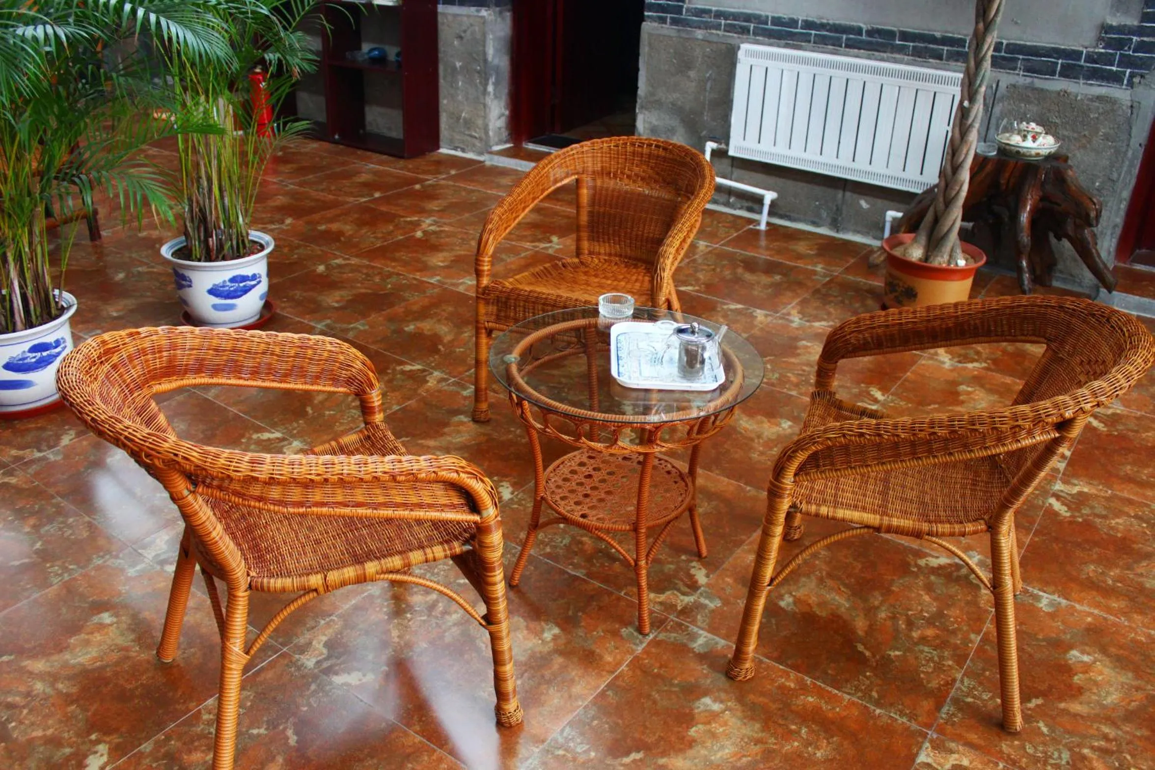 Decorative detail in Jinan Mountain and Sea Culture Hotel