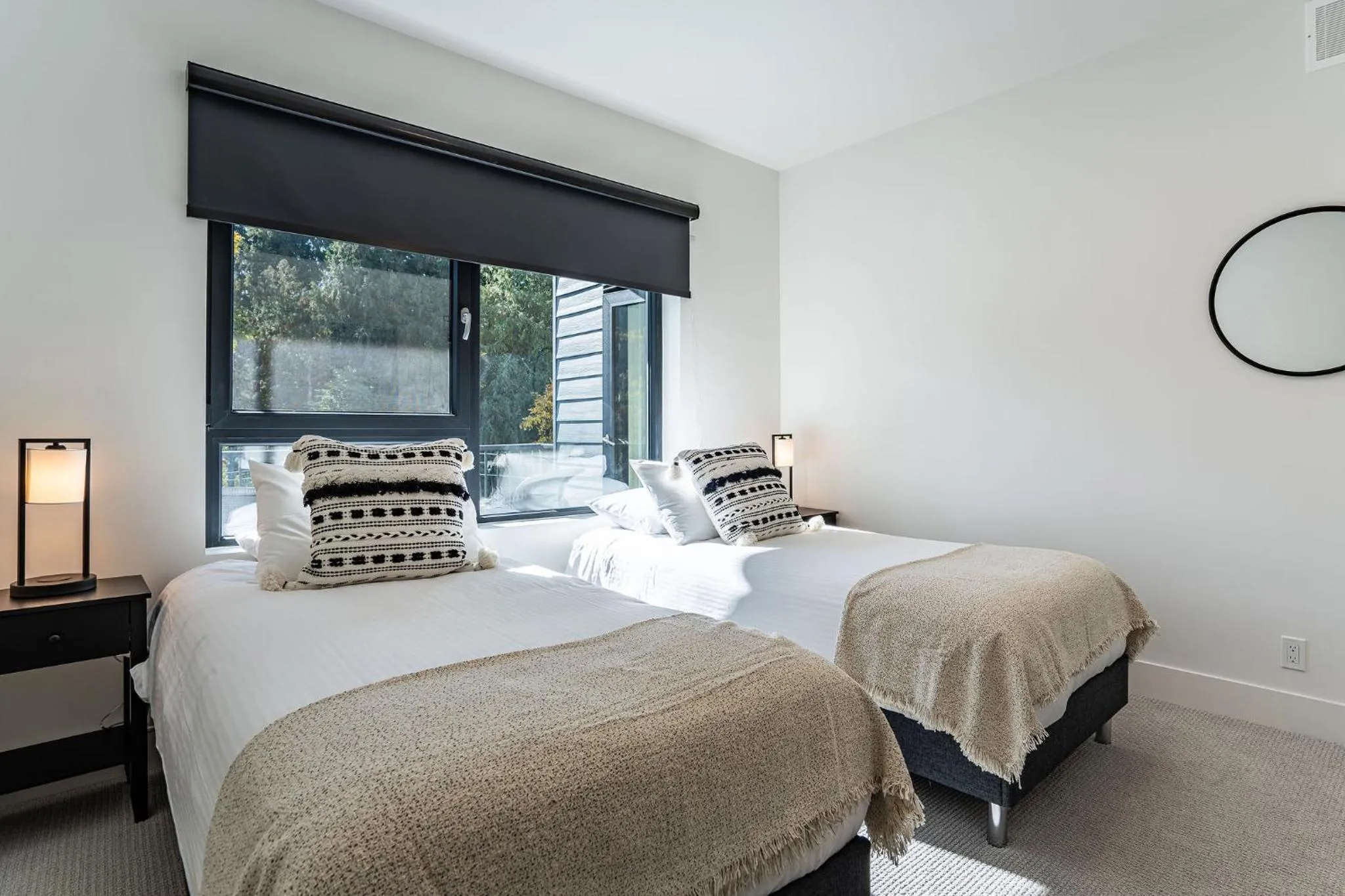 Bed in Mountainview Escape by Revelstoke Vacations