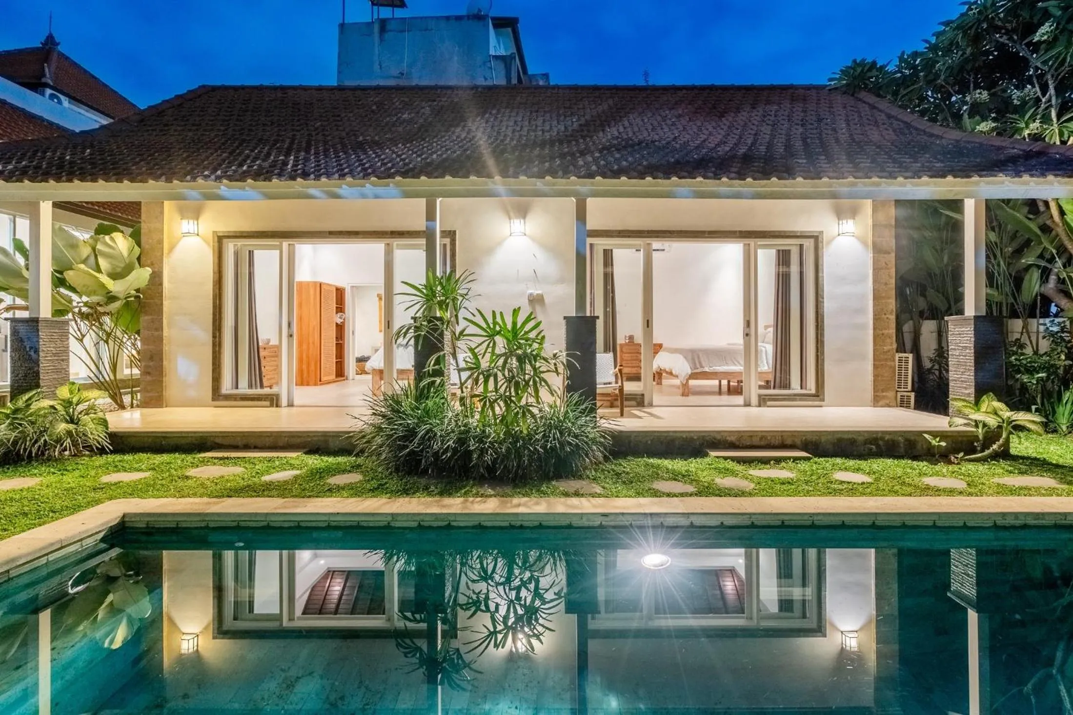 Property building in Jungle Amaranth Villa Canggu - Exclusive 3BR Retreat with Pool, Modern Amenities and Top Location