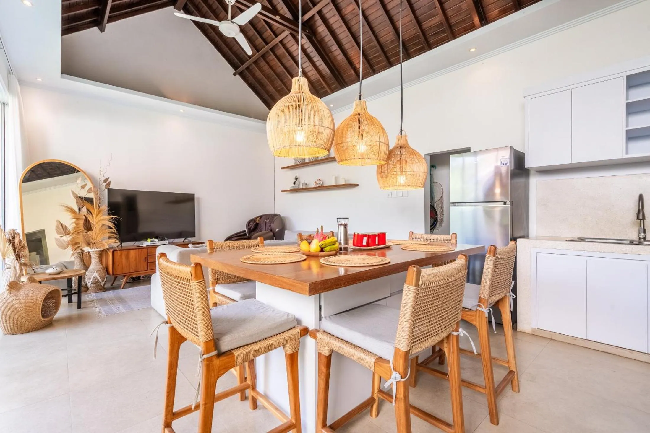 TV and multimedia in Jungle Amaranth Villa Canggu - Exclusive 3BR Retreat with Pool, Modern Amenities and Top Location