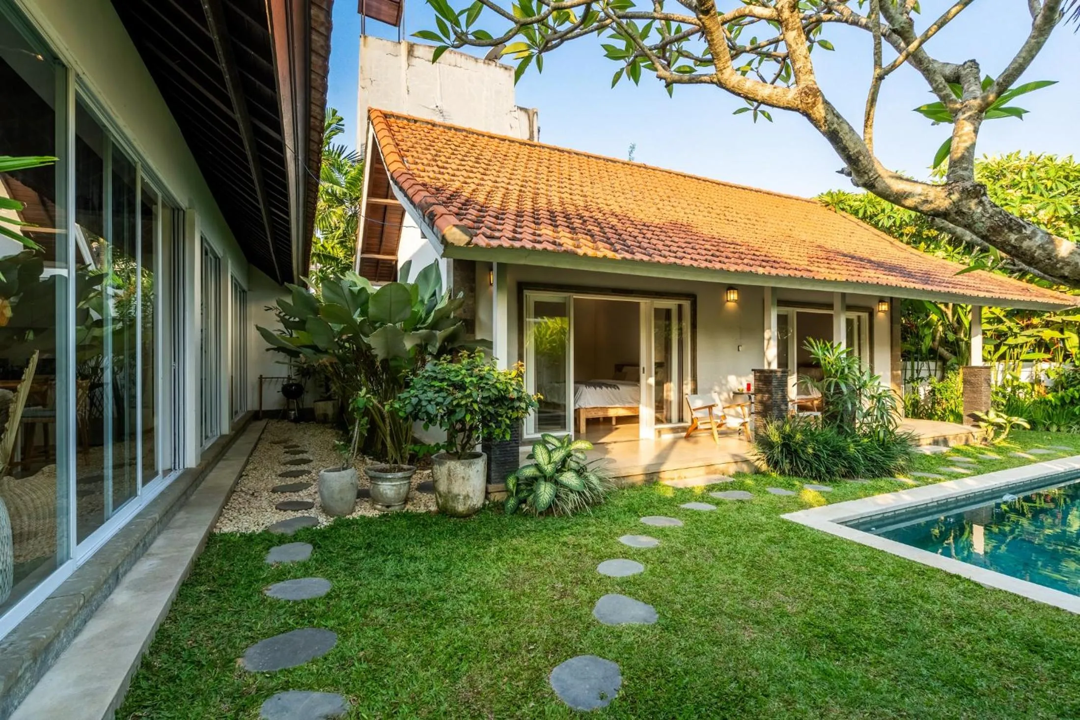 Property building in Jungle Amaranth Villa Canggu - Exclusive 3BR Retreat with Pool, Modern Amenities and Top Location