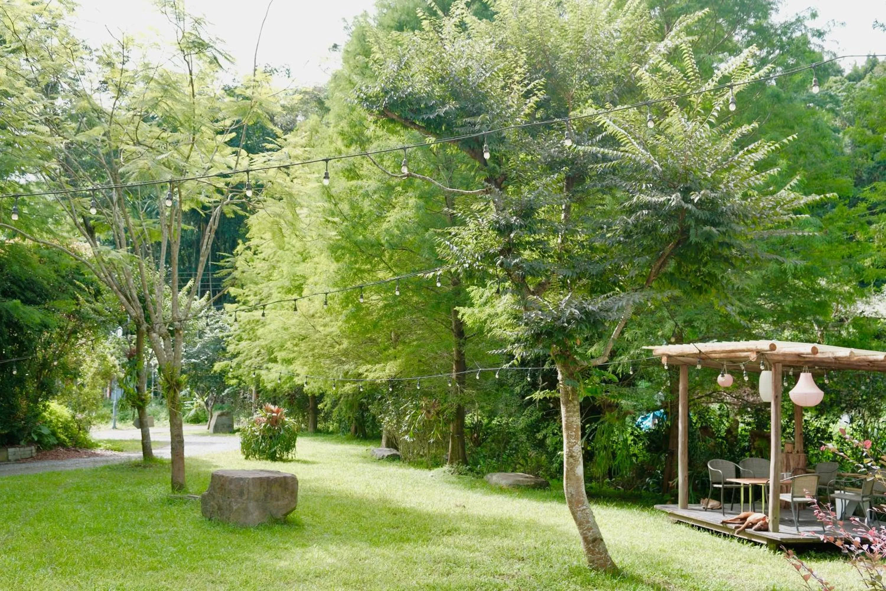 Garden in 愛黏在一起設計師民宿 Lovers BNB