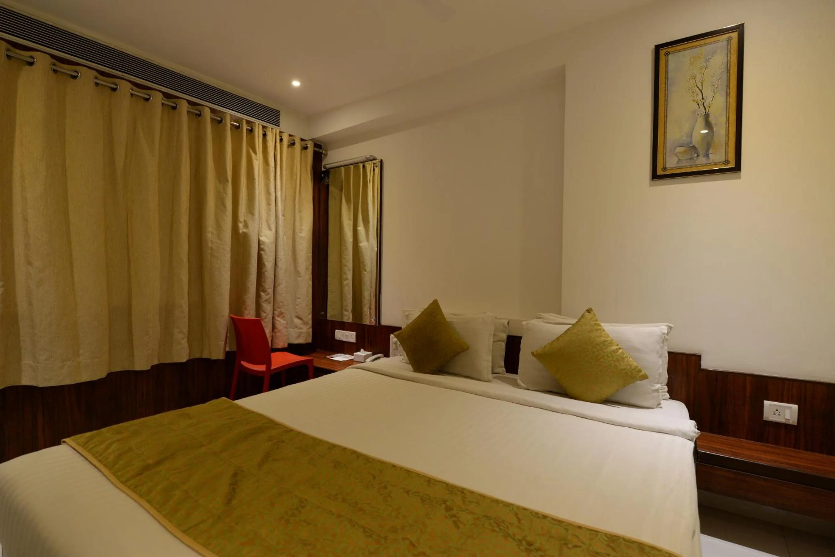 Bed in The Temple View Hotel