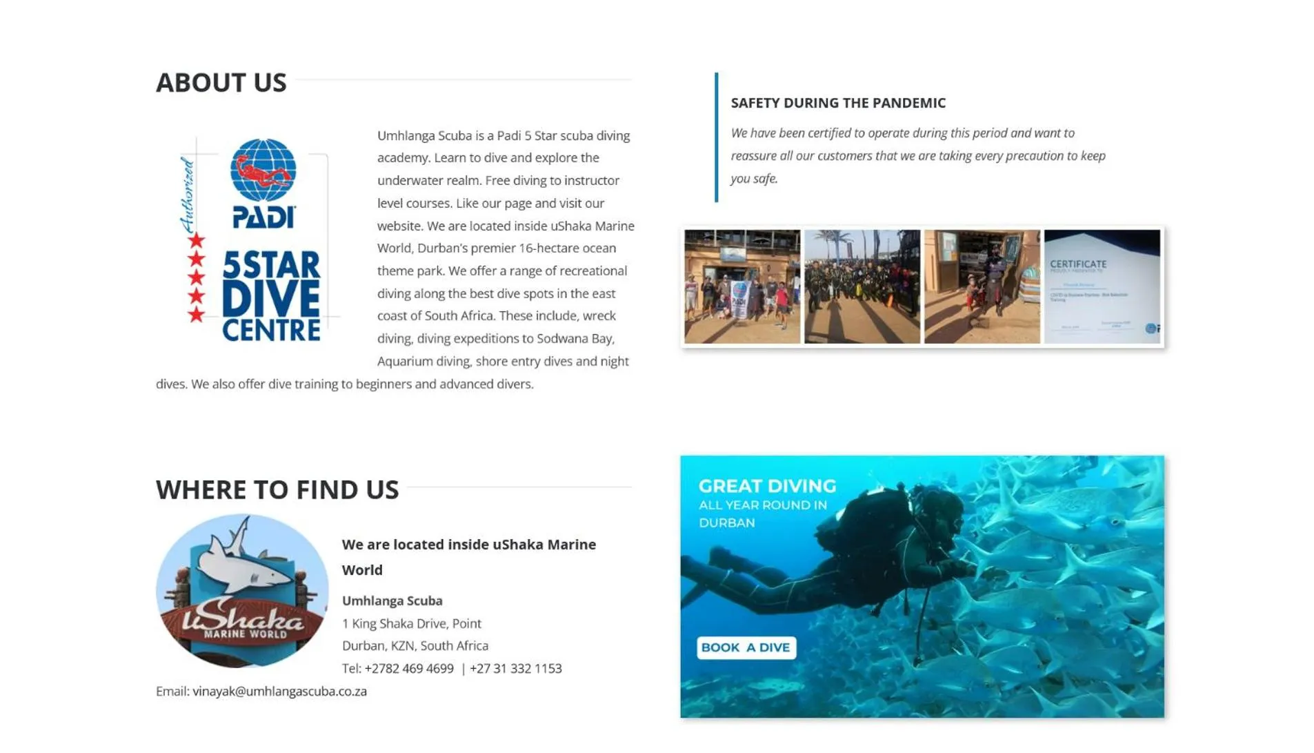 Diving in No 20 On the Beach Guesthouse