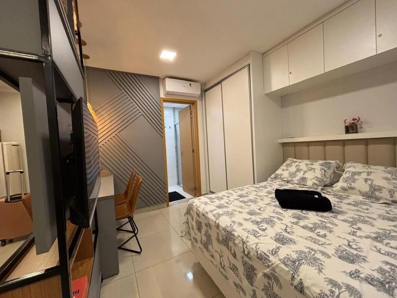 Bed in 1 Qts.| 2 Hósp. | Linda vista| Ao lado do Shopping