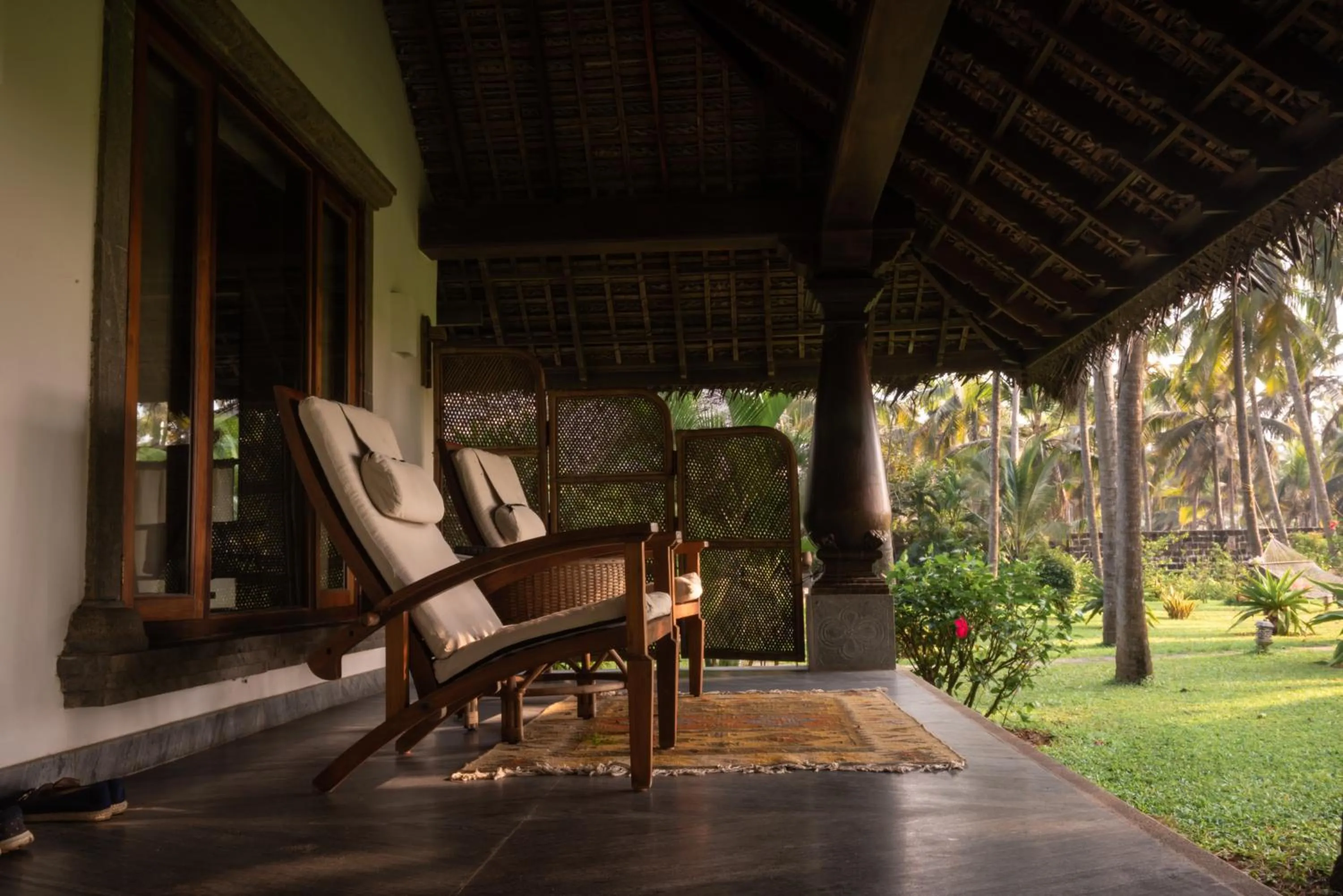 Seating area in Neeleshwar Hermitage