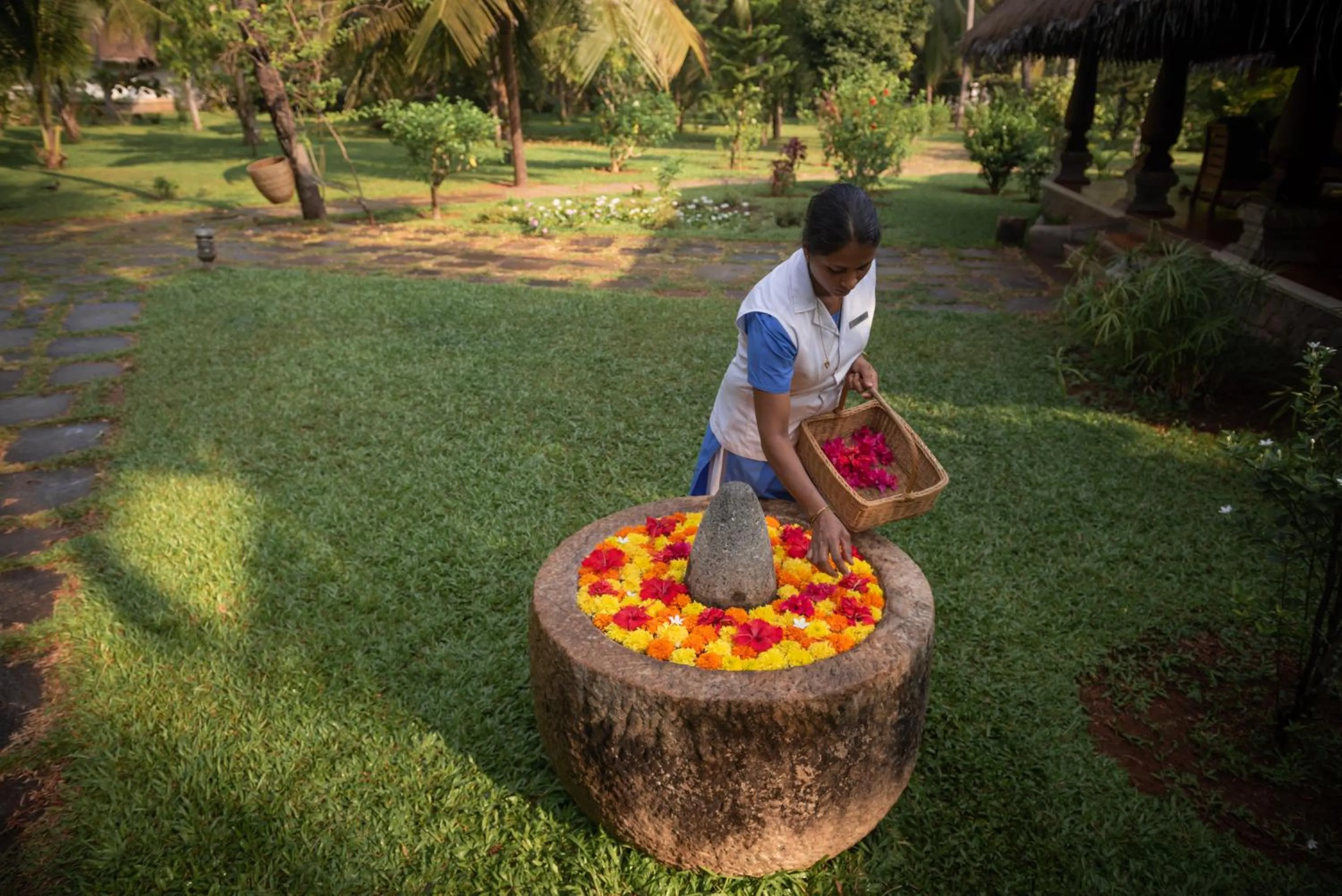 Garden in Neeleshwar Hermitage