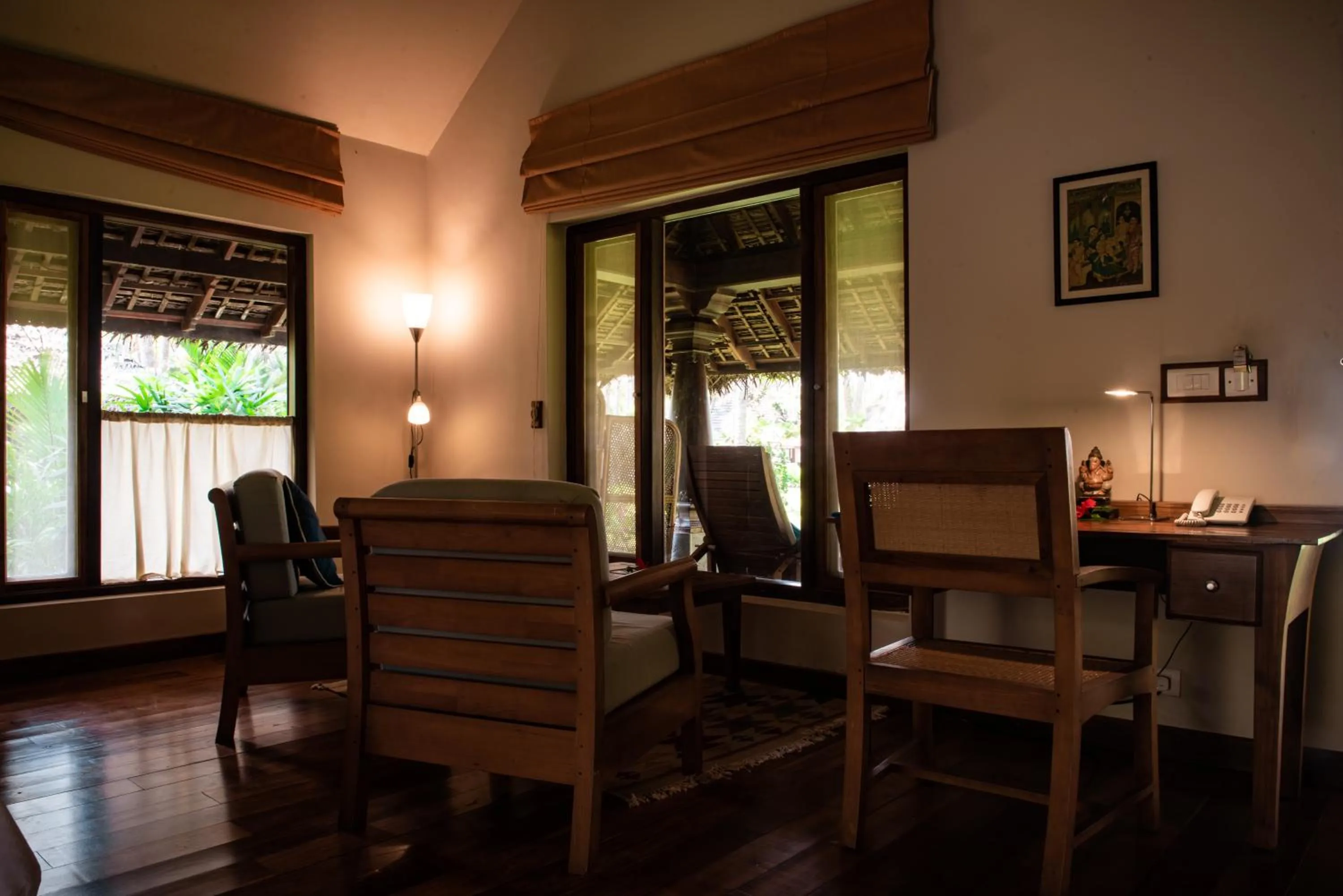 Living room in Neeleshwar Hermitage
