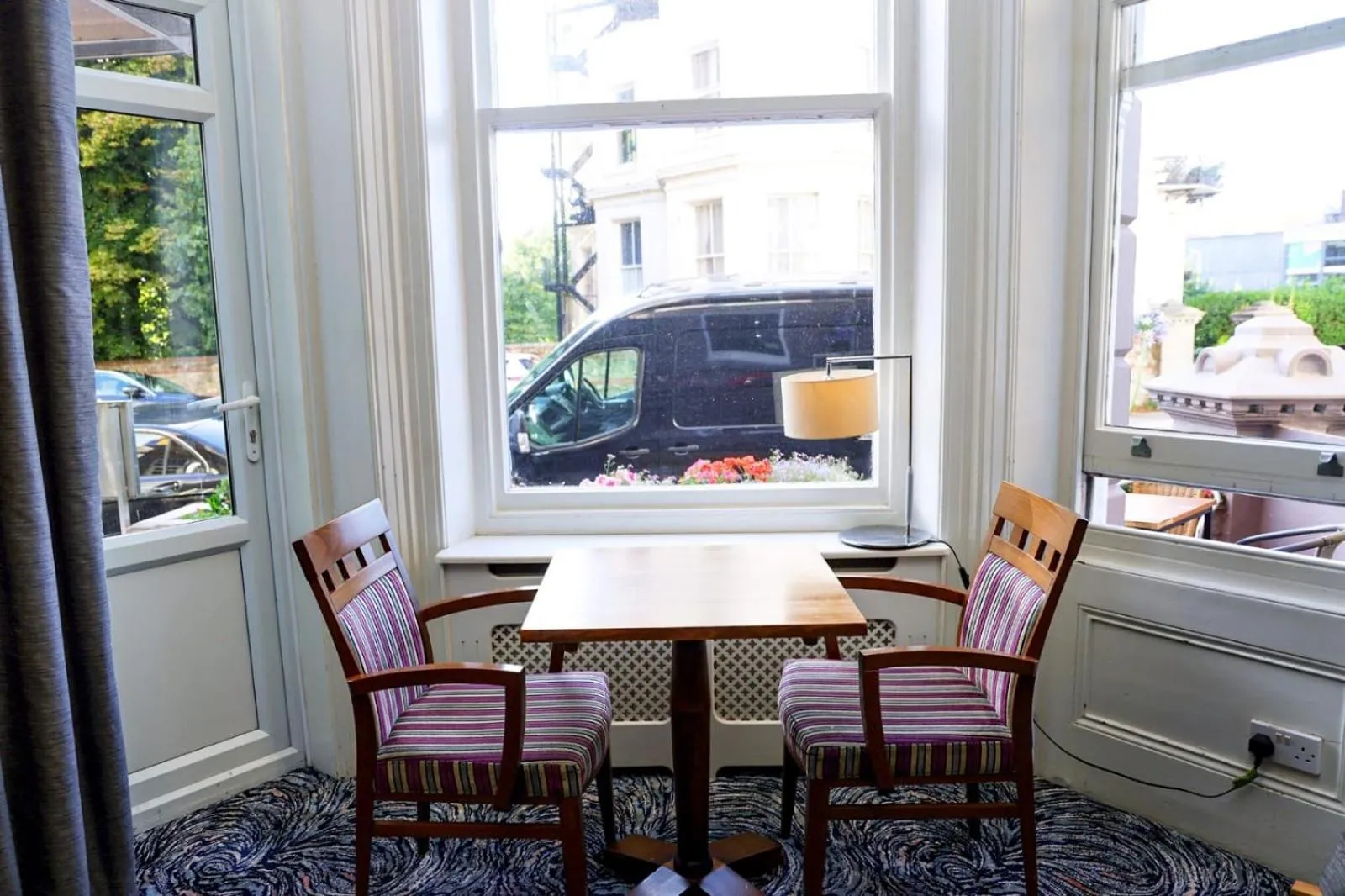 Dining area in New Wilmington Hotel