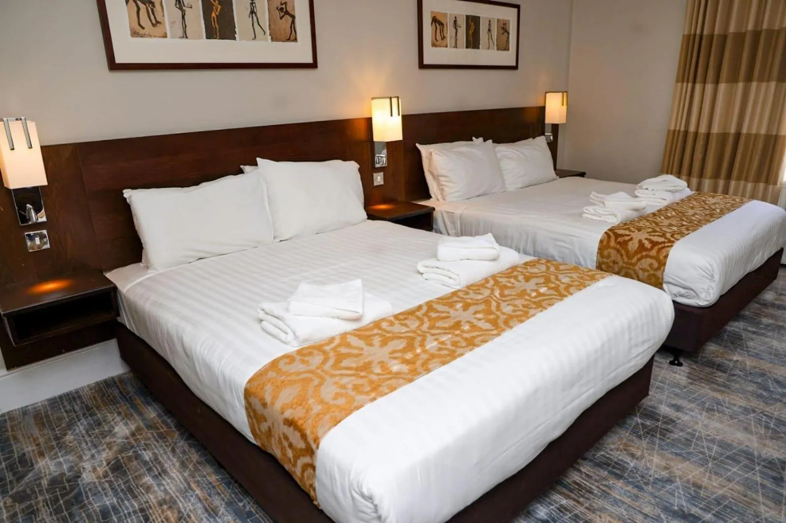 Bedroom, Bed in New Wilmington Hotel