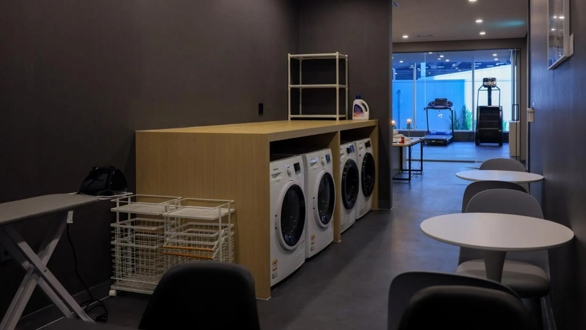 washing machine in Workers Hotel Daejeon by Aank