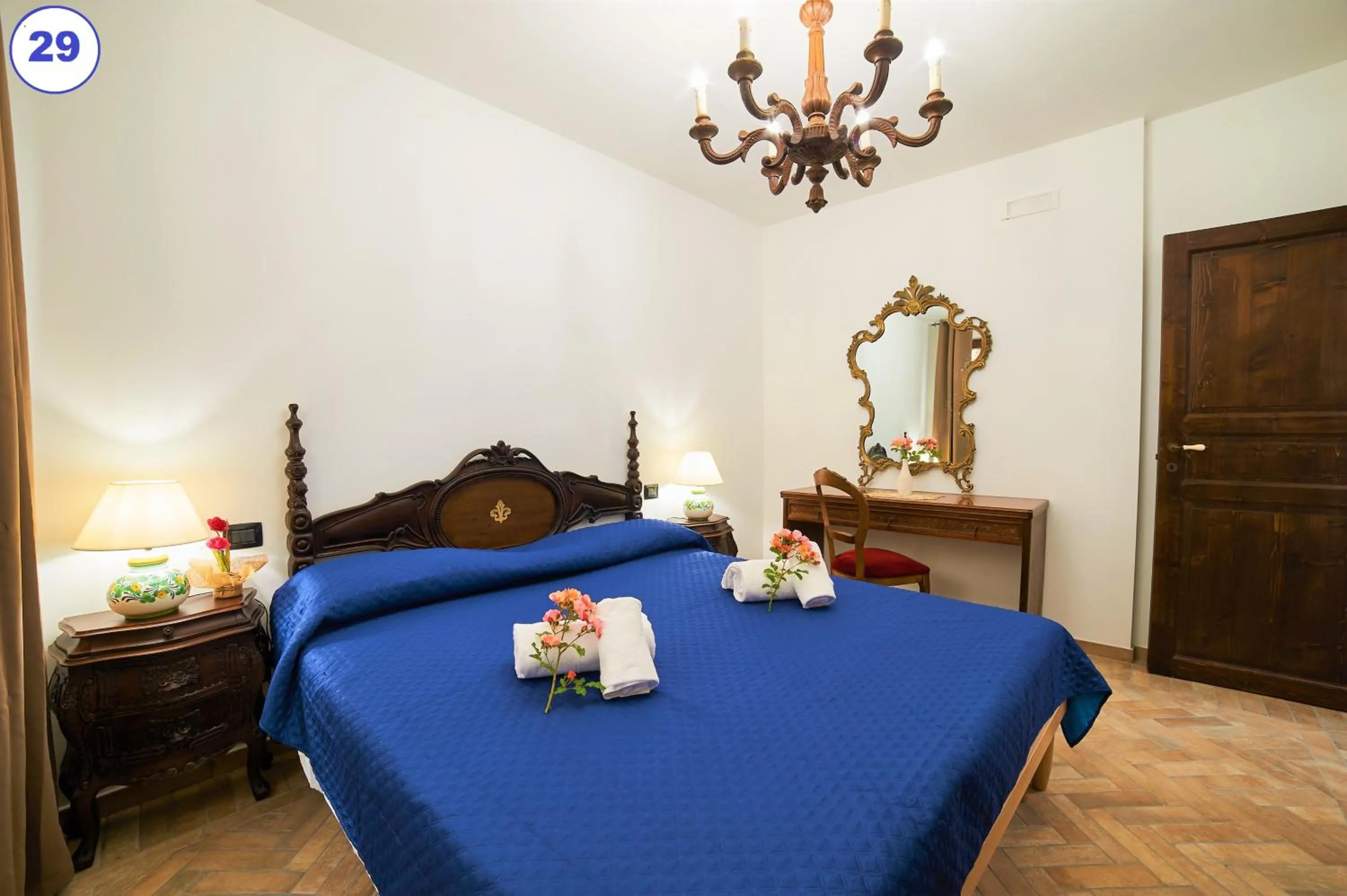 Bed in I Gigli del Belvedere