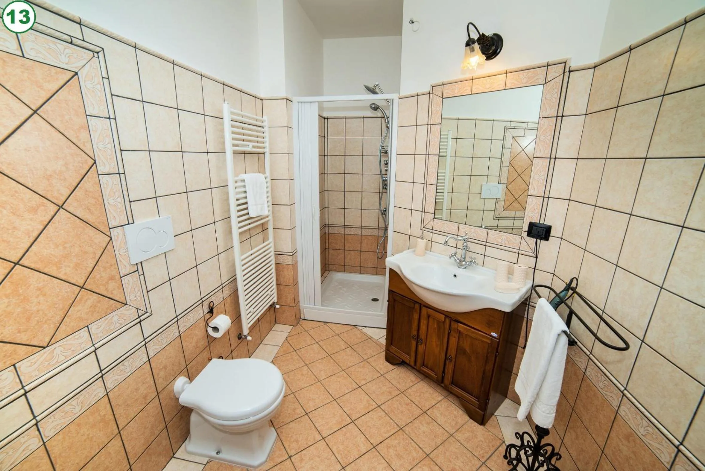 Bathroom in I Gigli del Belvedere