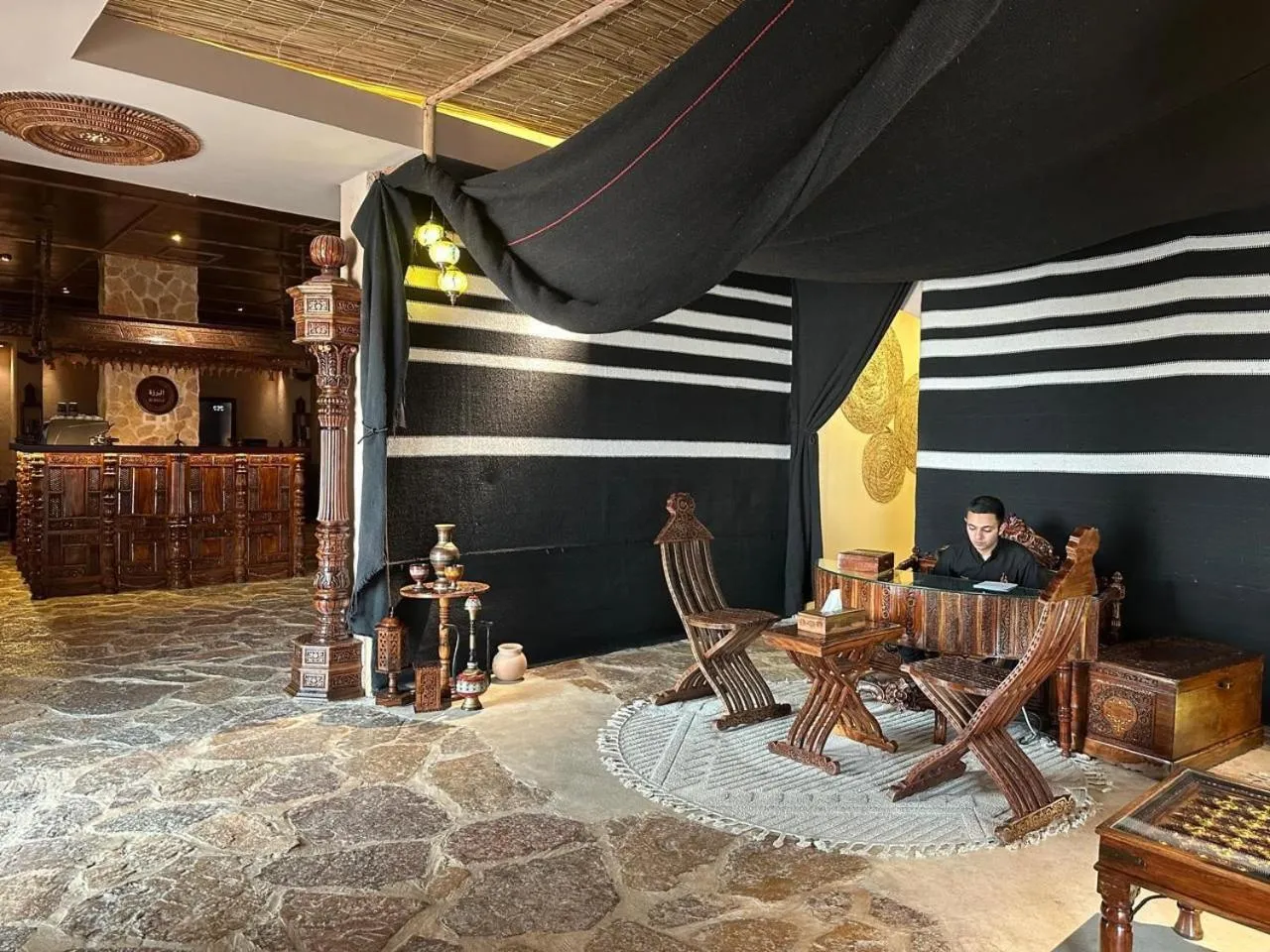 Lobby or reception in Dibba Sea View Hotel by AMA Pro