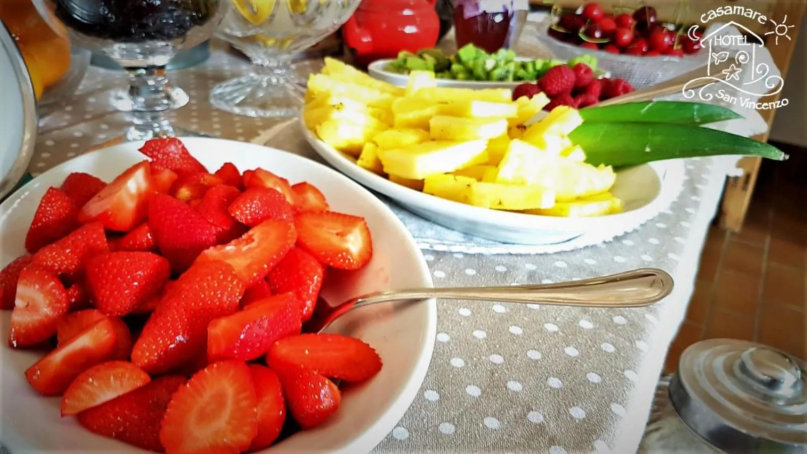 Continental breakfast in Casamare Hotel