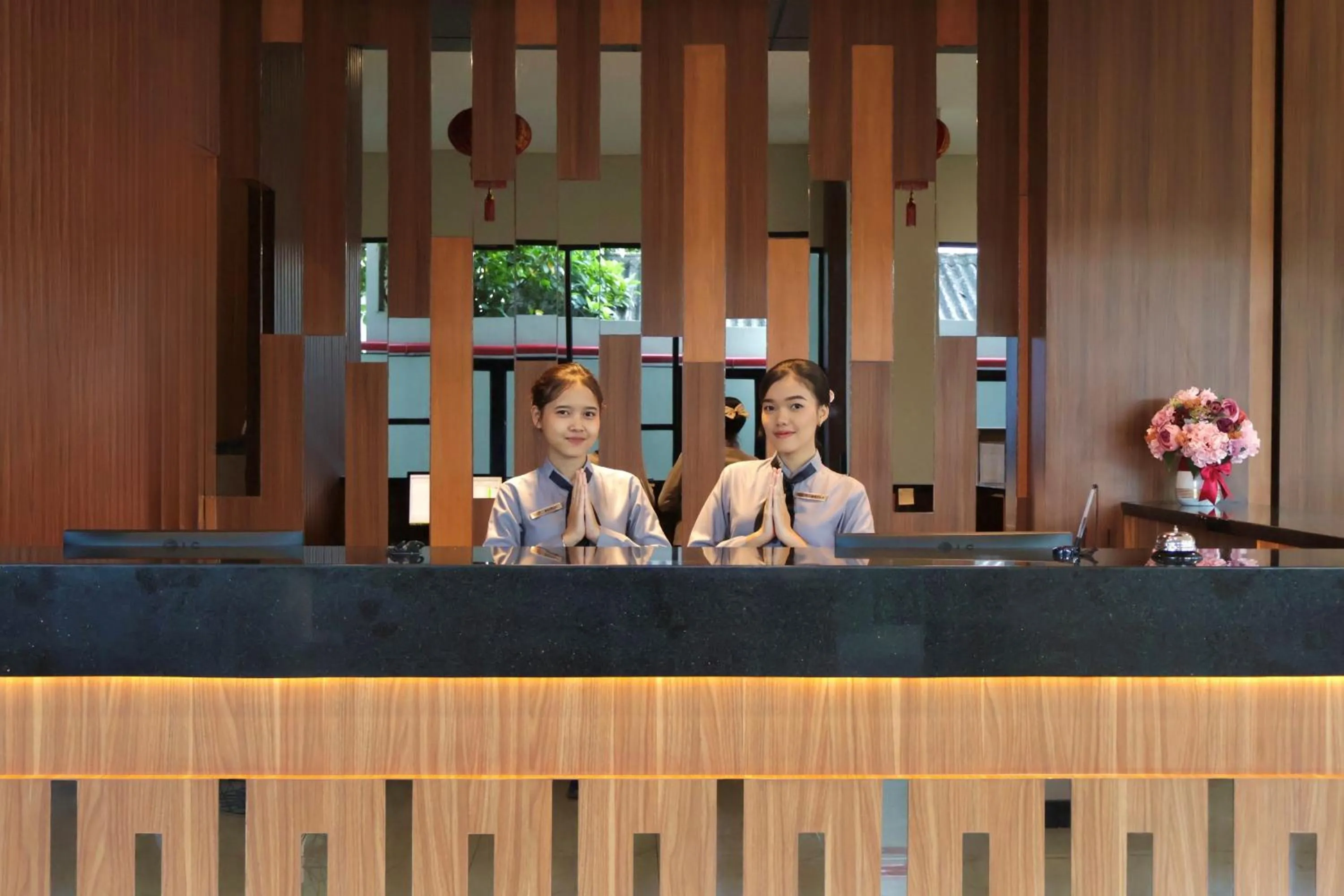 Lobby or reception in Front One Hotel Gombong